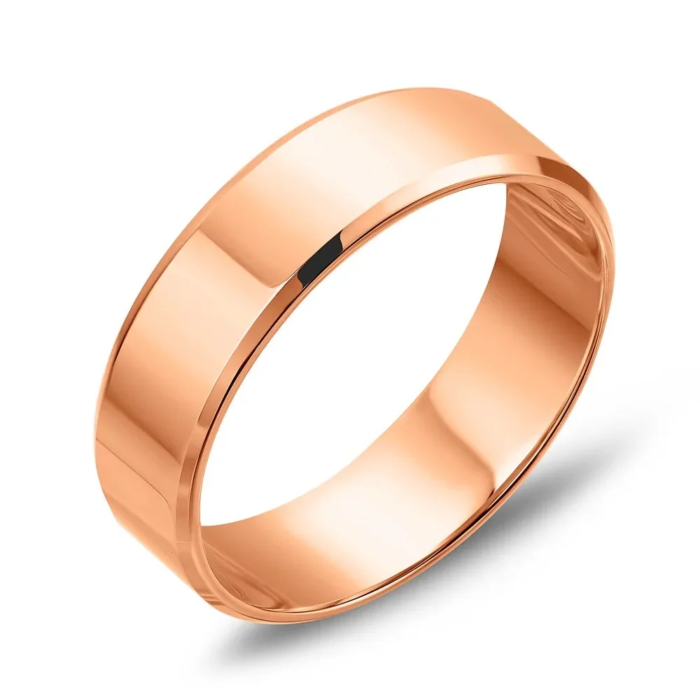 5 mm Modern Wedding Band/Ring in 14K/585 Rose Gold