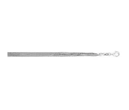 5 Strand Chain in 14K/585 White Gold - Image 2