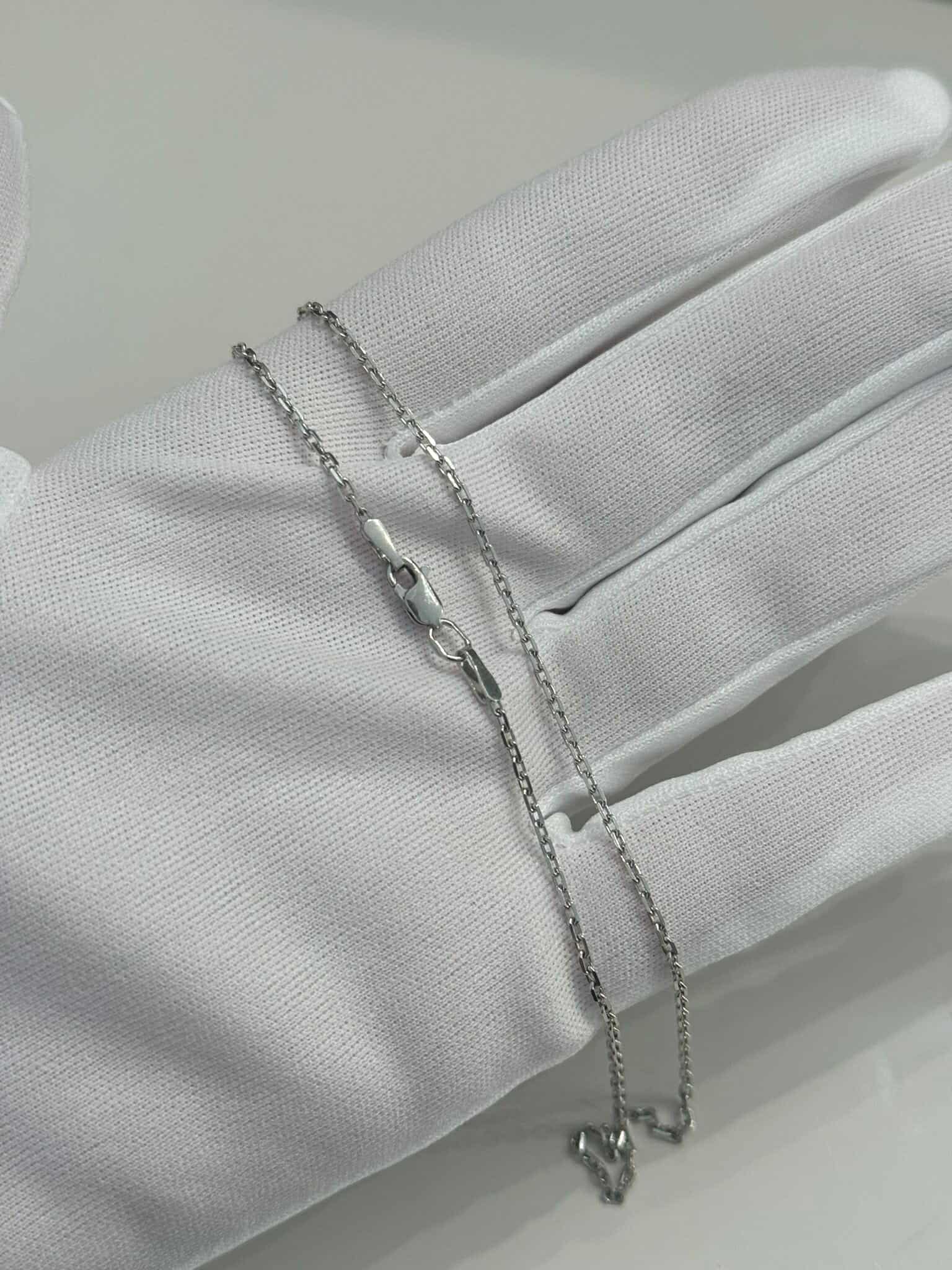 925 Sterling Silver Chain Plated with Rhodium - Image 2