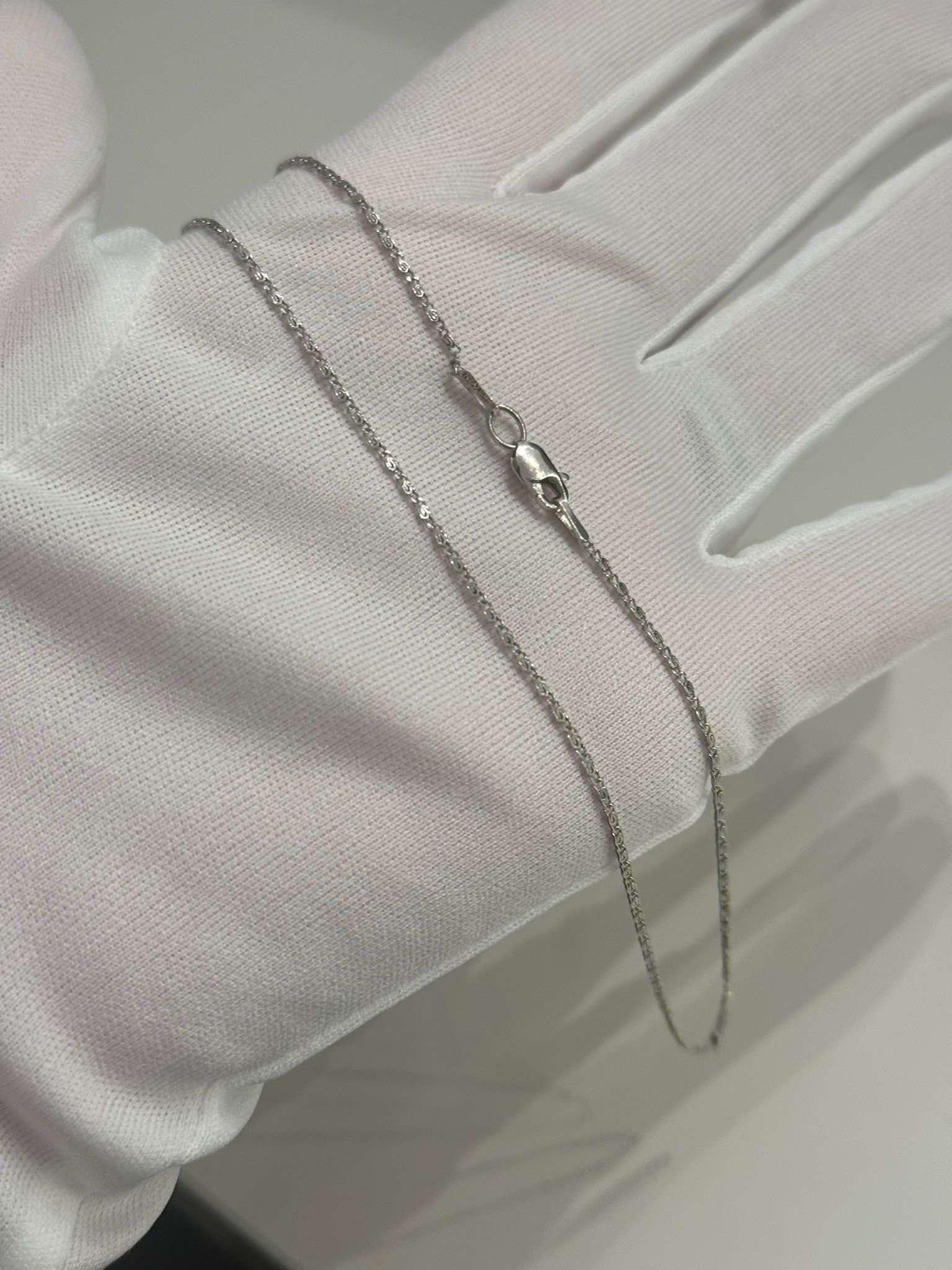 925 Sterling Silver Chain Plated with Rhodium - Image 4