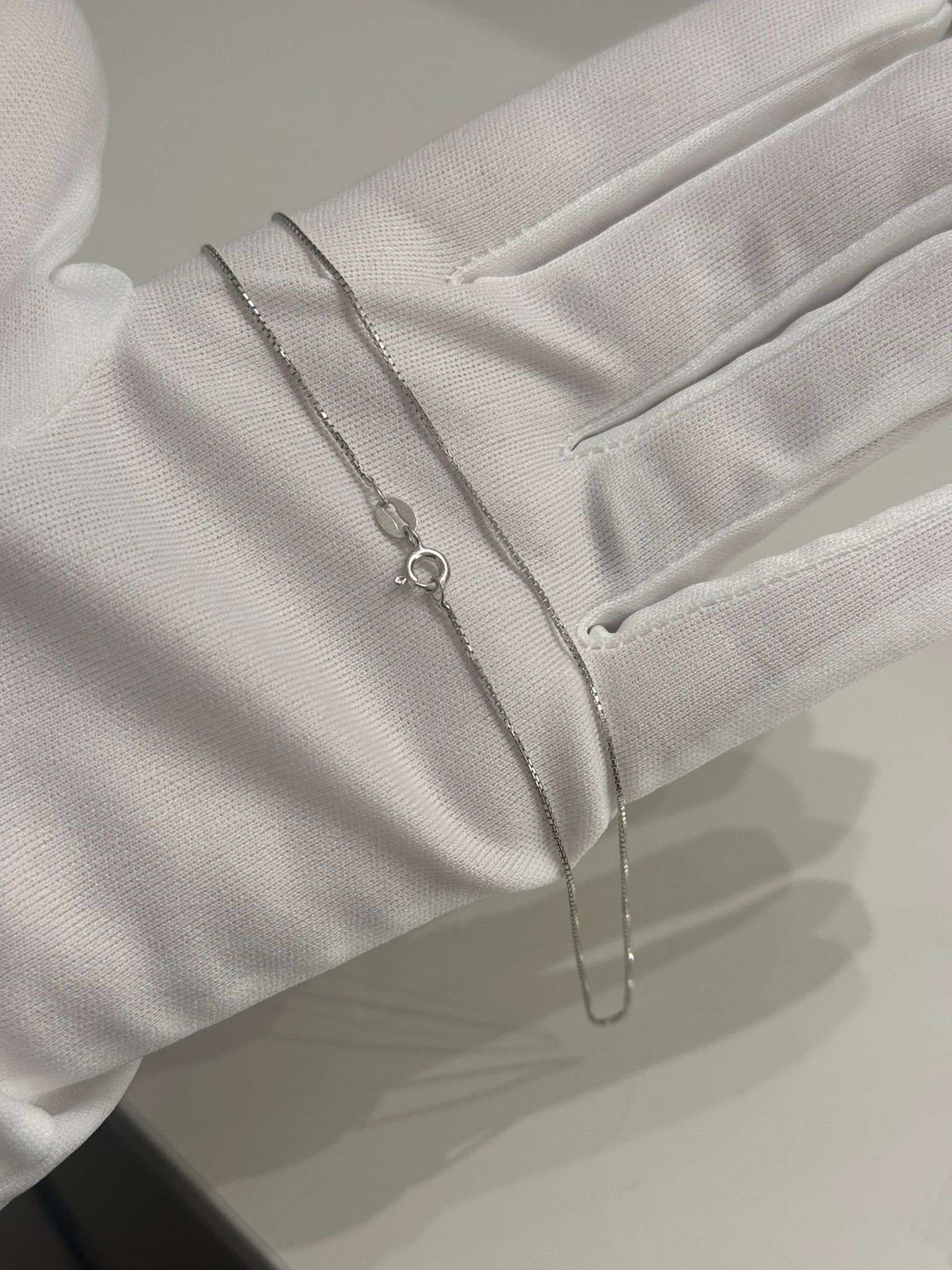 925 Sterling Silver Chain Plated with Rhodium - Image 3