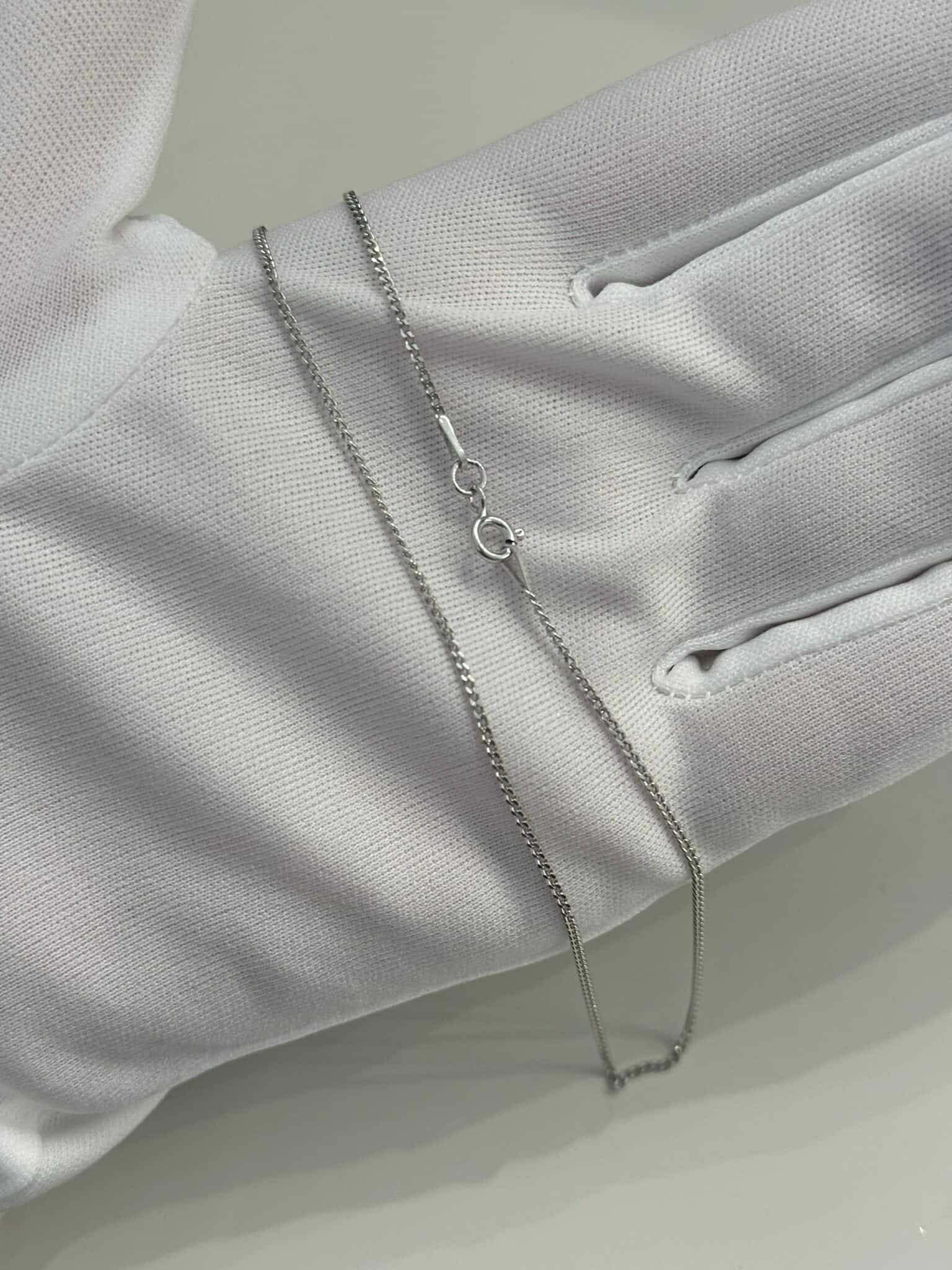 925 Sterling Silver Chain Plated with Rhodium - Image 2