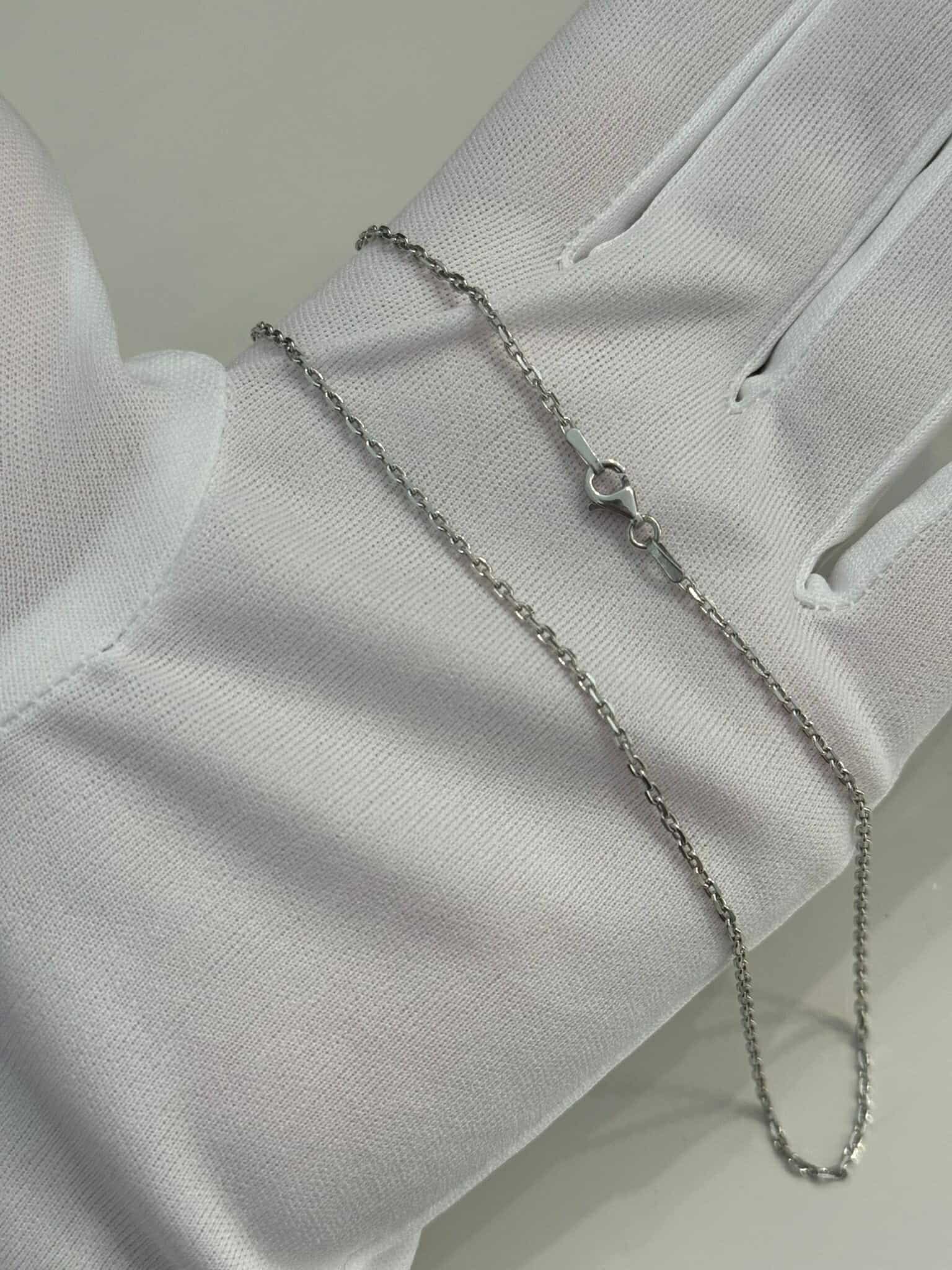 925 Sterling Silver Chain Plated with Rhodium - Image 3