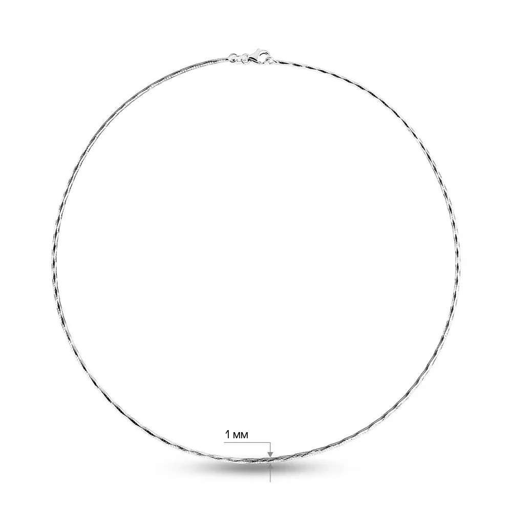 925 Sterling Silver Chain Plated with Rhodium - Image 3