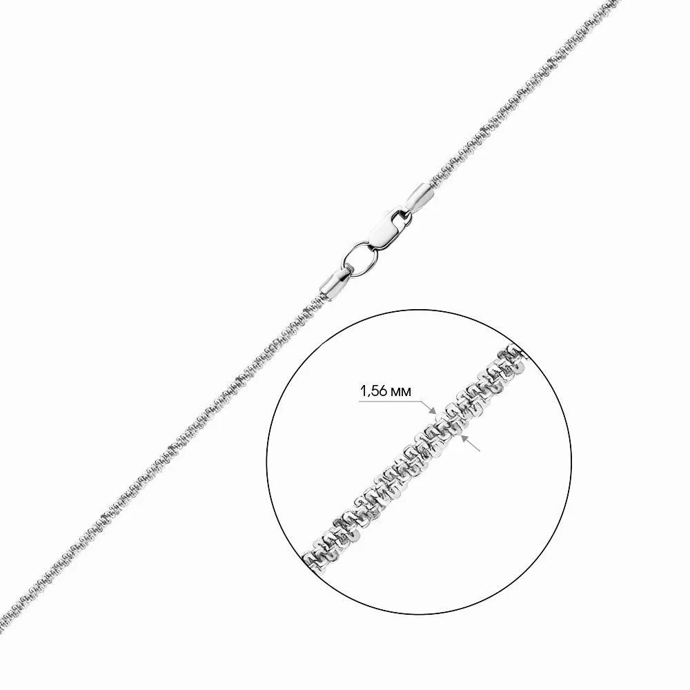 925 Sterling Silver Chain Plated with Rhodium - Image 2