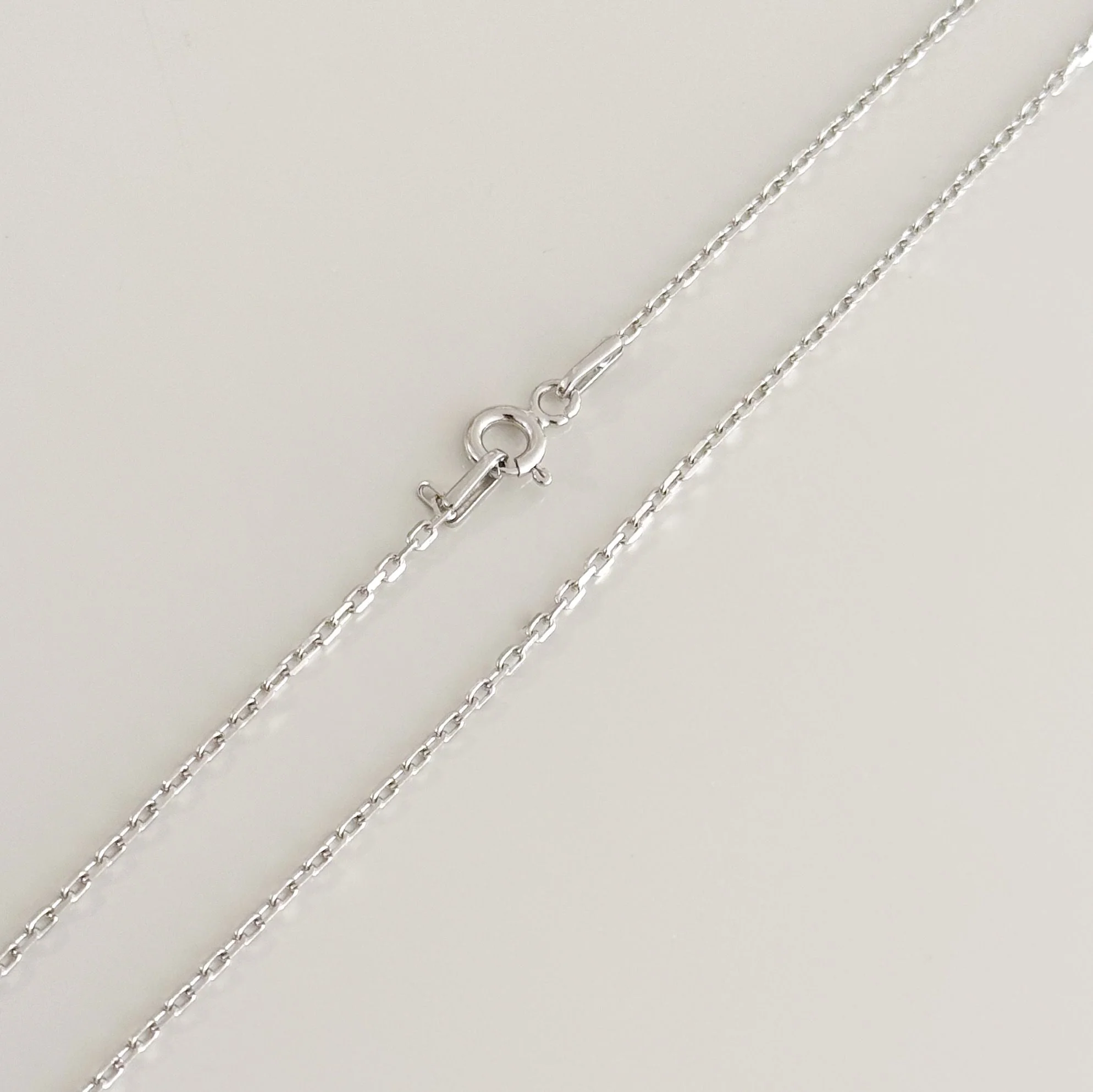 925 Sterling Silver Chain Plated with Rhodium