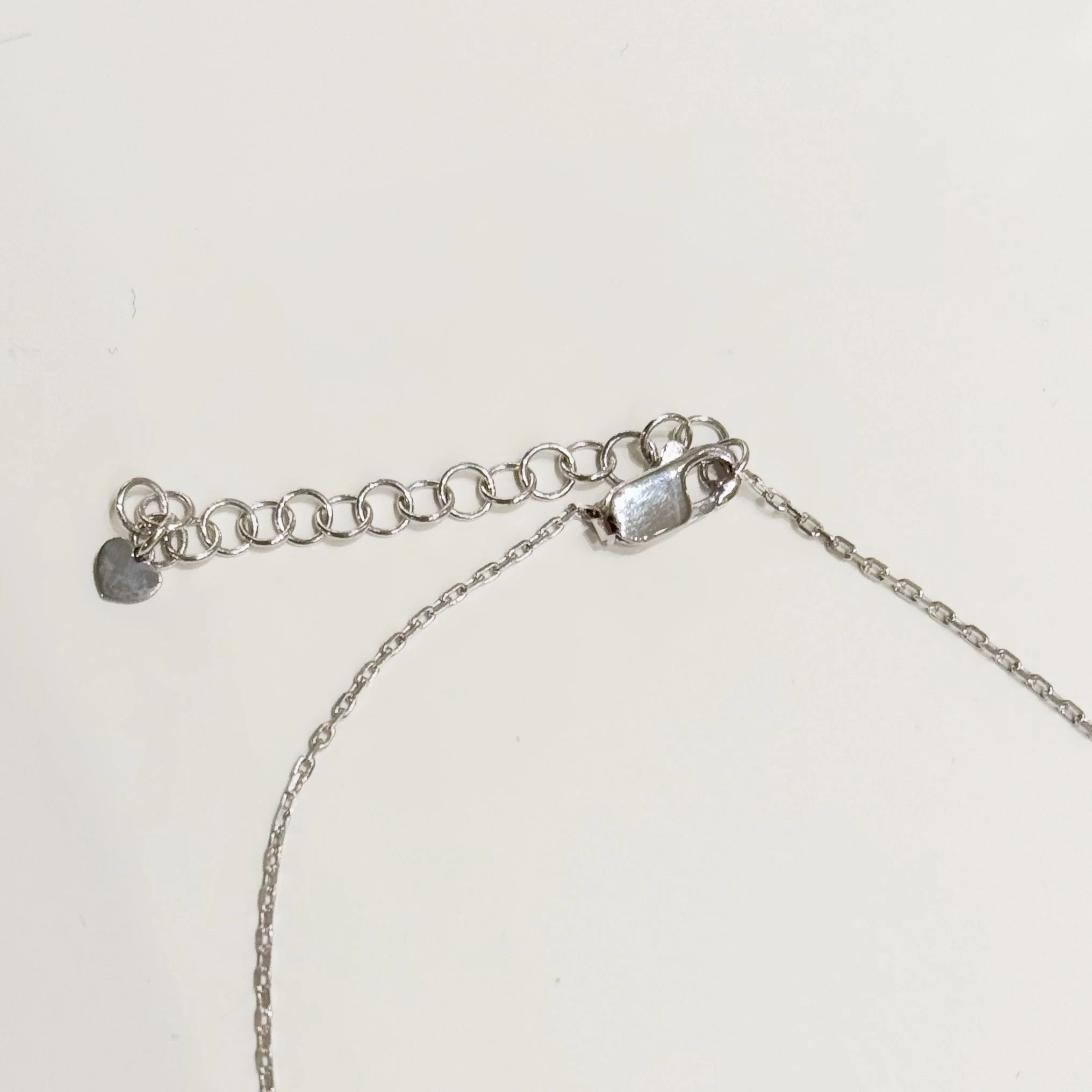 925 Sterling Silver Colibri Necklace with Blue and Yellow Cubic Zirconia - Image 2