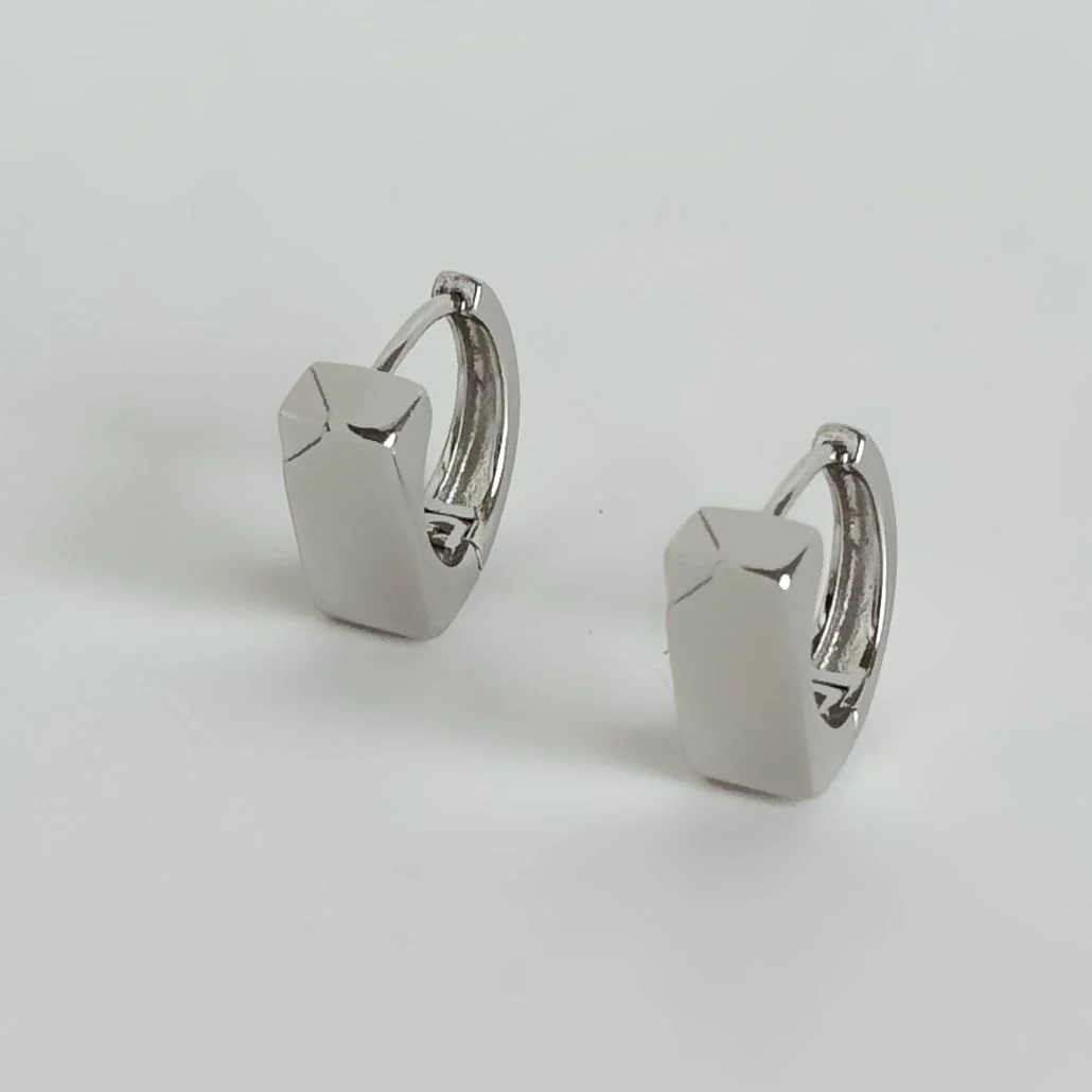 925 Sterling Silver Hoop Earrings - Image 3