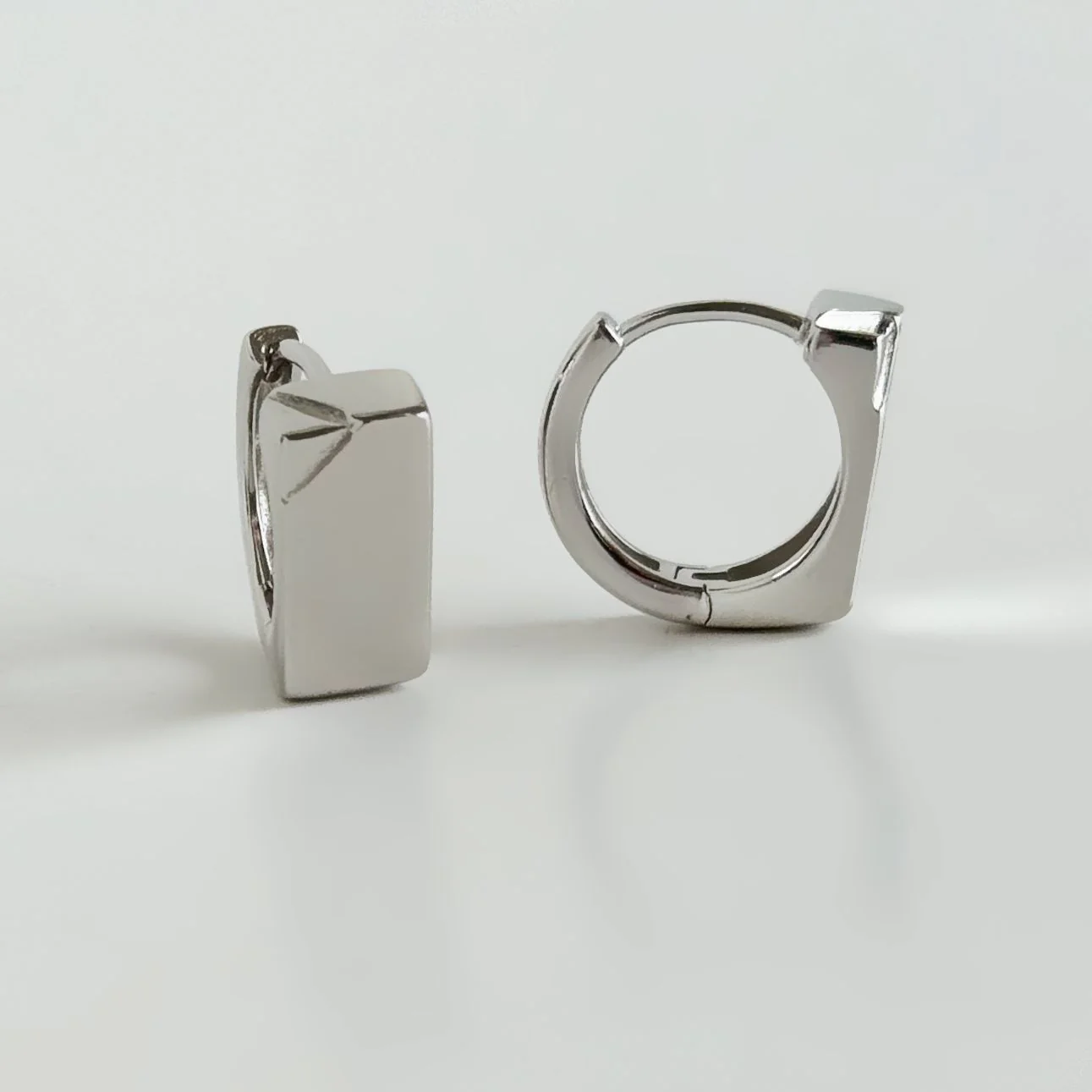 925 Sterling Silver Hoop Earrings - Image 4