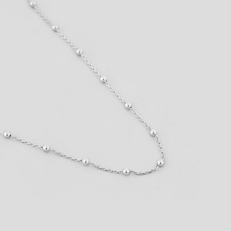 925 Sterling Silver Necklace "Ball" - Image 2