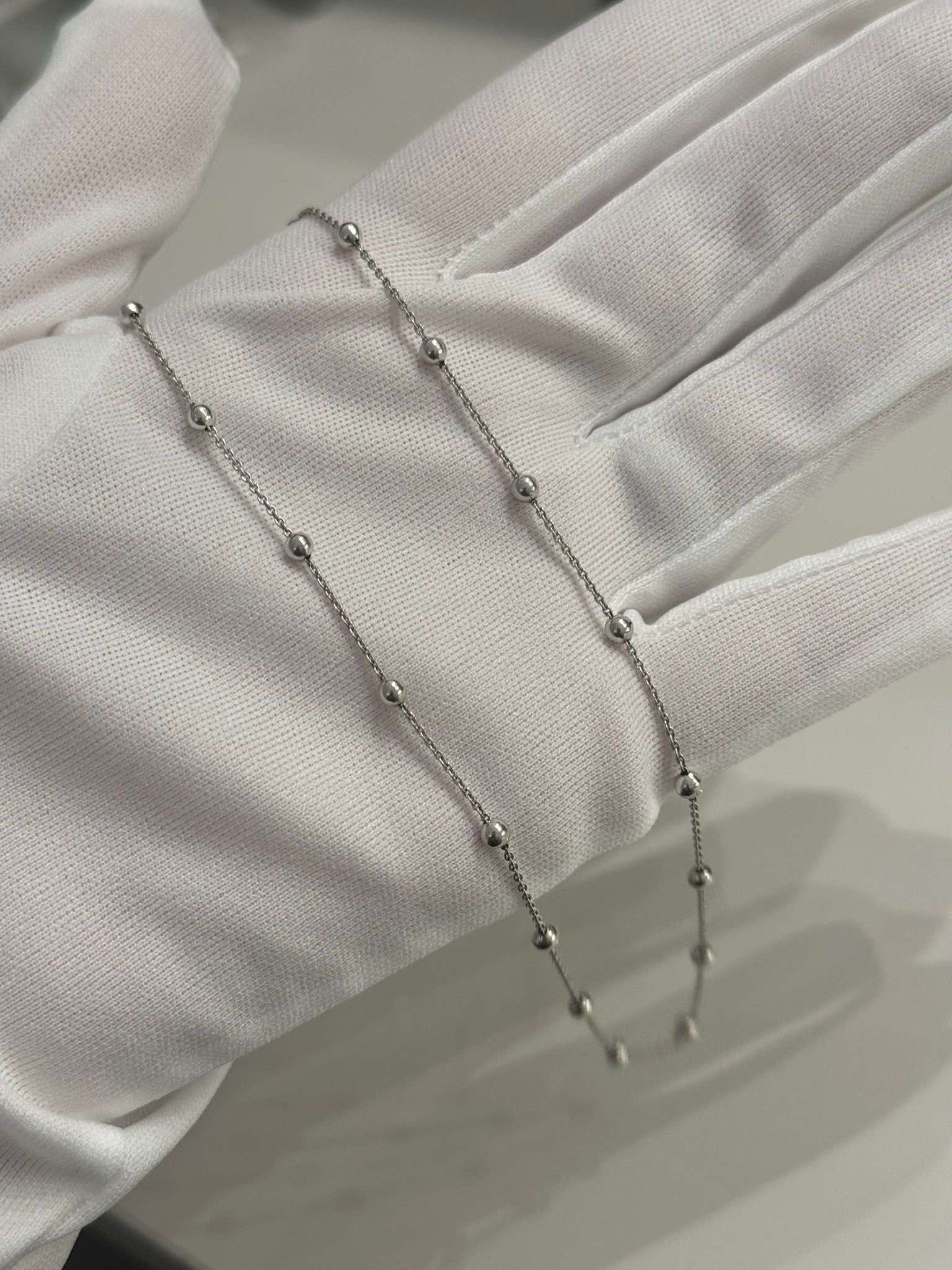 925 Sterling Silver Necklace "Ball" - Image 3