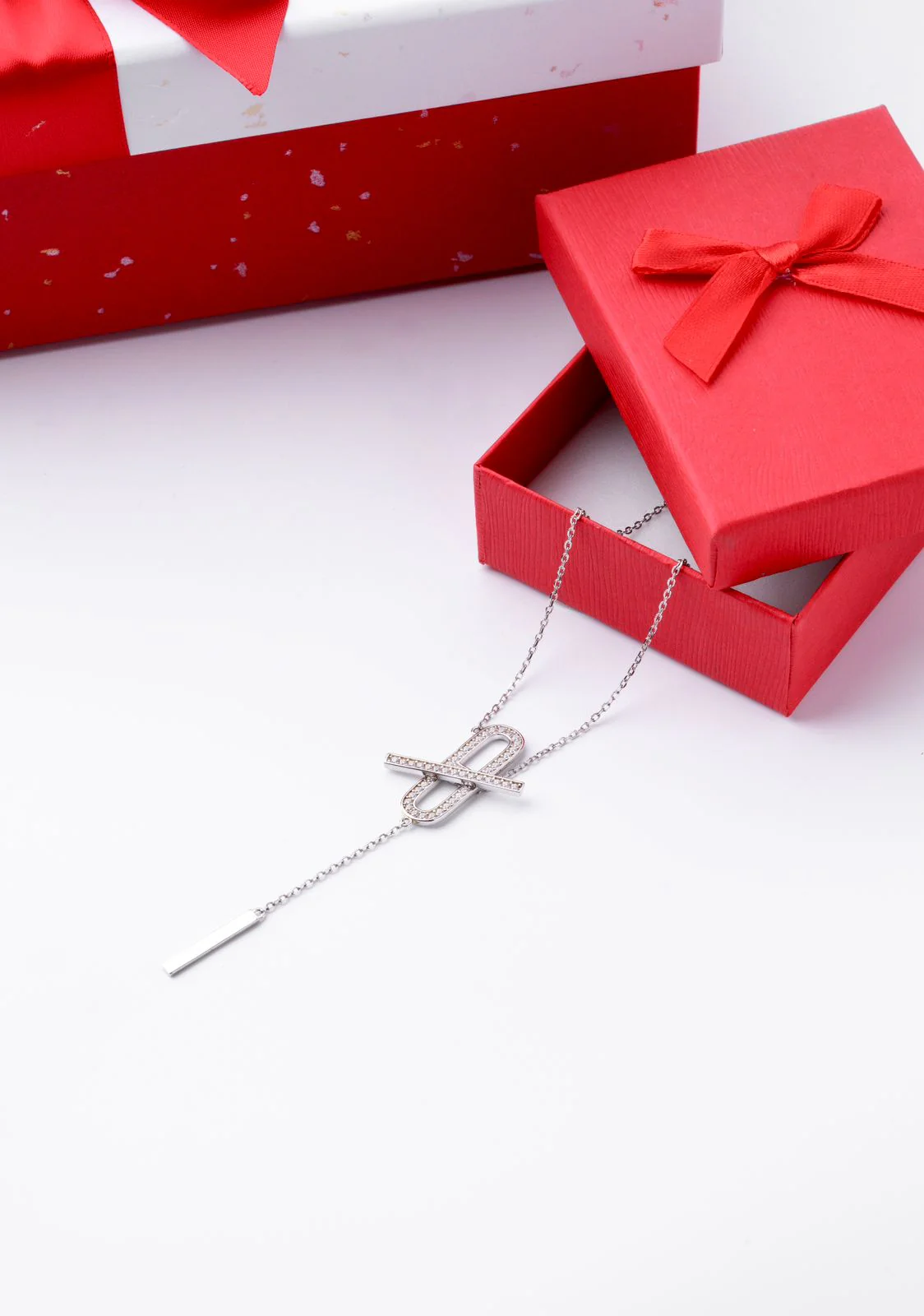 925 Sterling Silver Necklace with Cubic Zirconia - Image 7