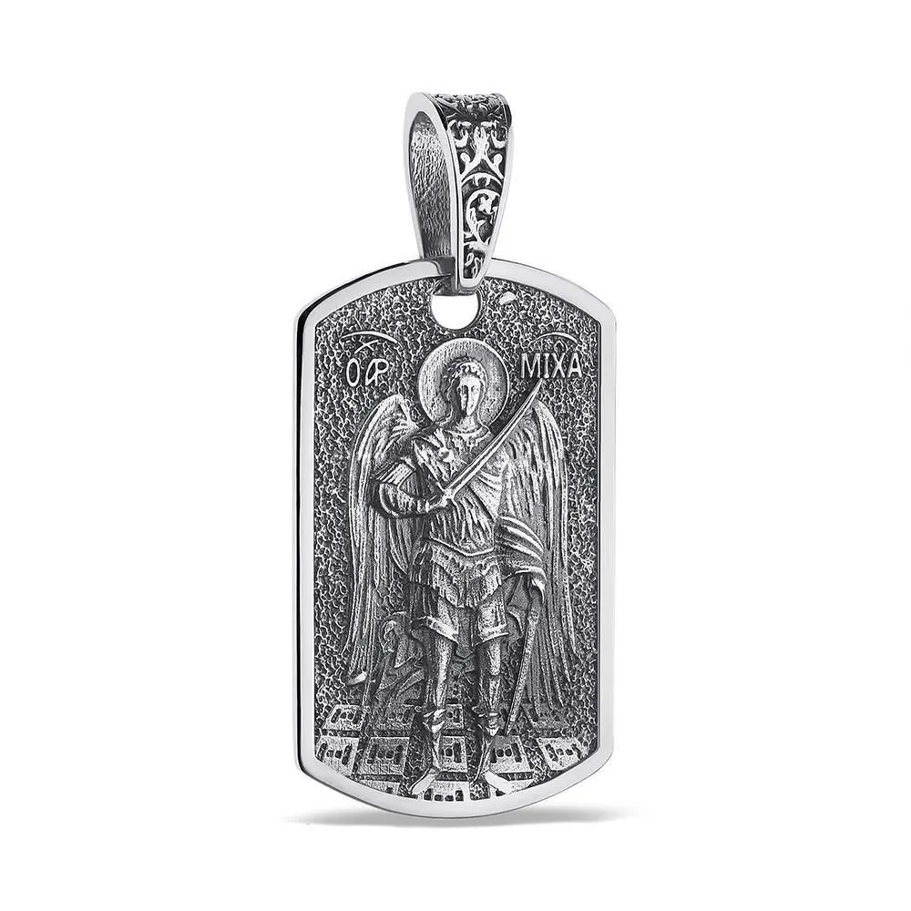 925 Sterling Silver Religious Pendant "Archangel Michael"