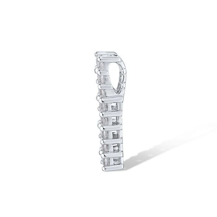 925 Sterling Silver Pendant with White Cubic Zirconia - Image 2
