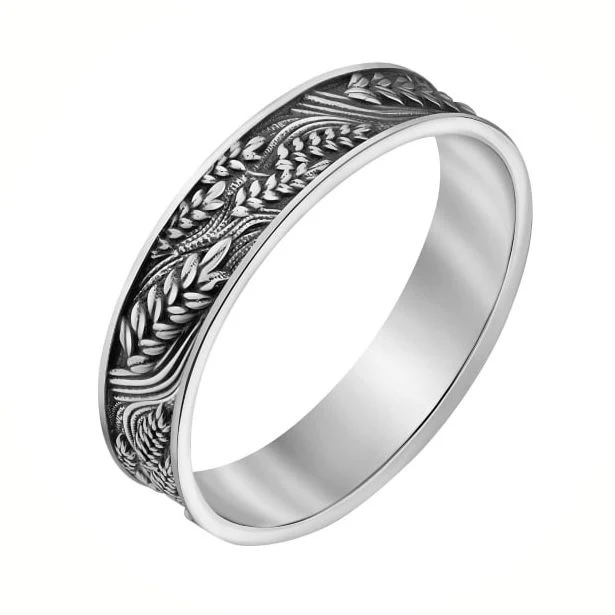 925 Sterling Silver Ring Wheat - Image 2