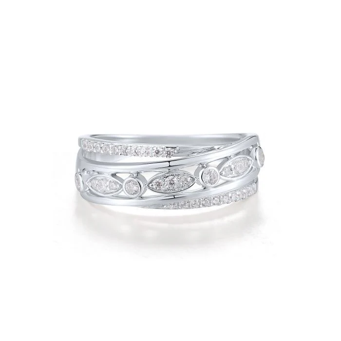 925 Sterling Silver Ring with Cubic Zirconia - Image 2