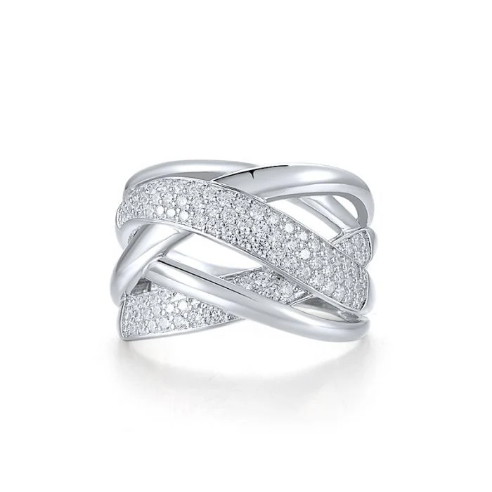 925 Sterling Silver Ring with Cubic Zirconia - Image 2