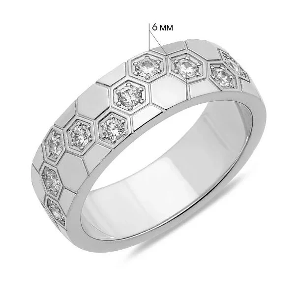 925 Sterling Silver Ring with Cubic Zirconia - Image 4