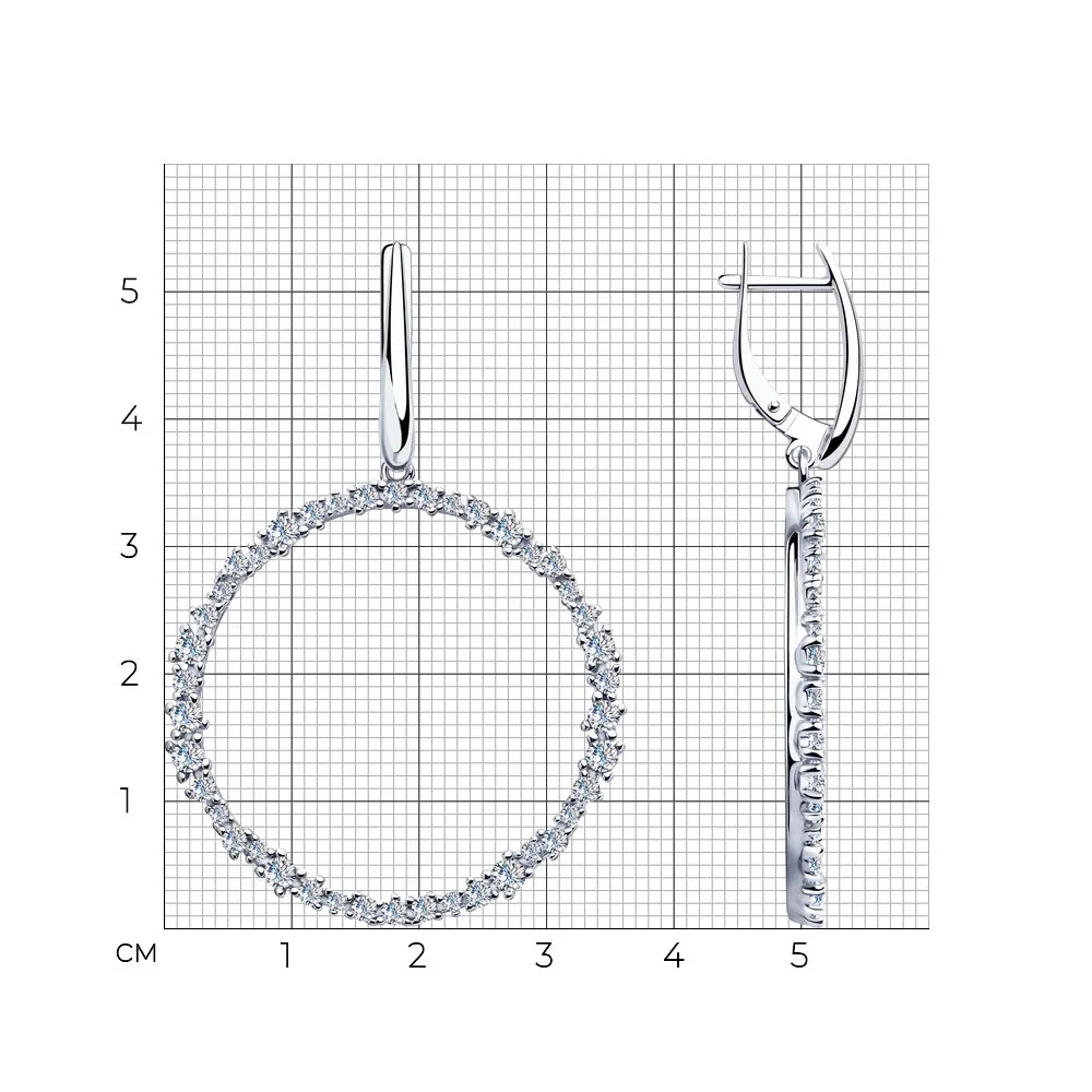 925 Sterling Silver Drop Earrings - Image 3