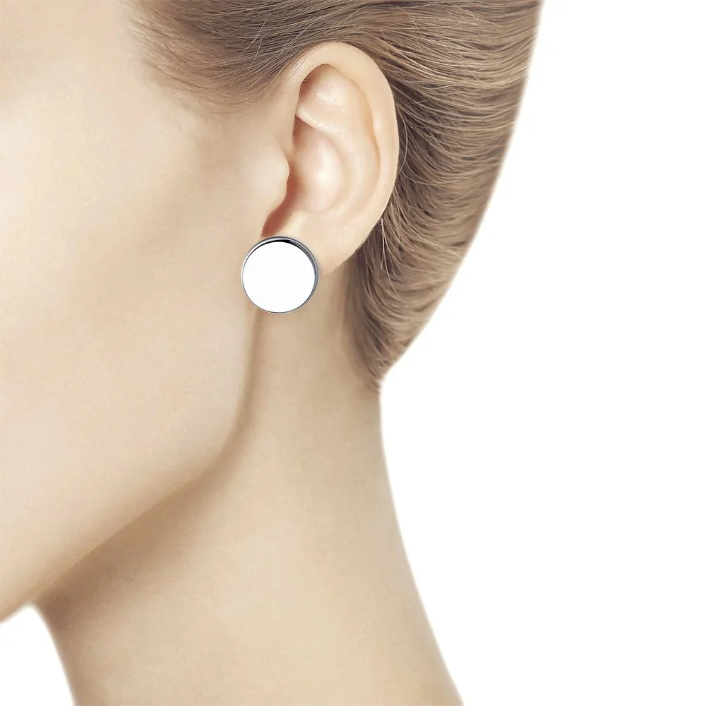925 Sterling Silver Stud Earrings - Image 3