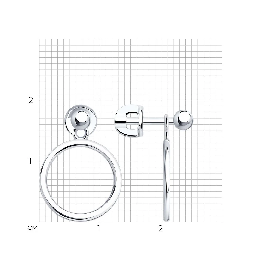 925 Sterling Silver Transformer Earrings - Image 2