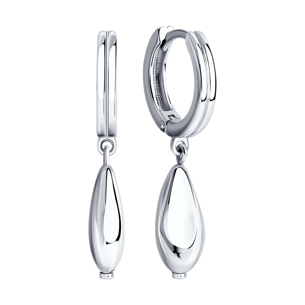 925 Sterling Silver Drop Earrings - Image 2