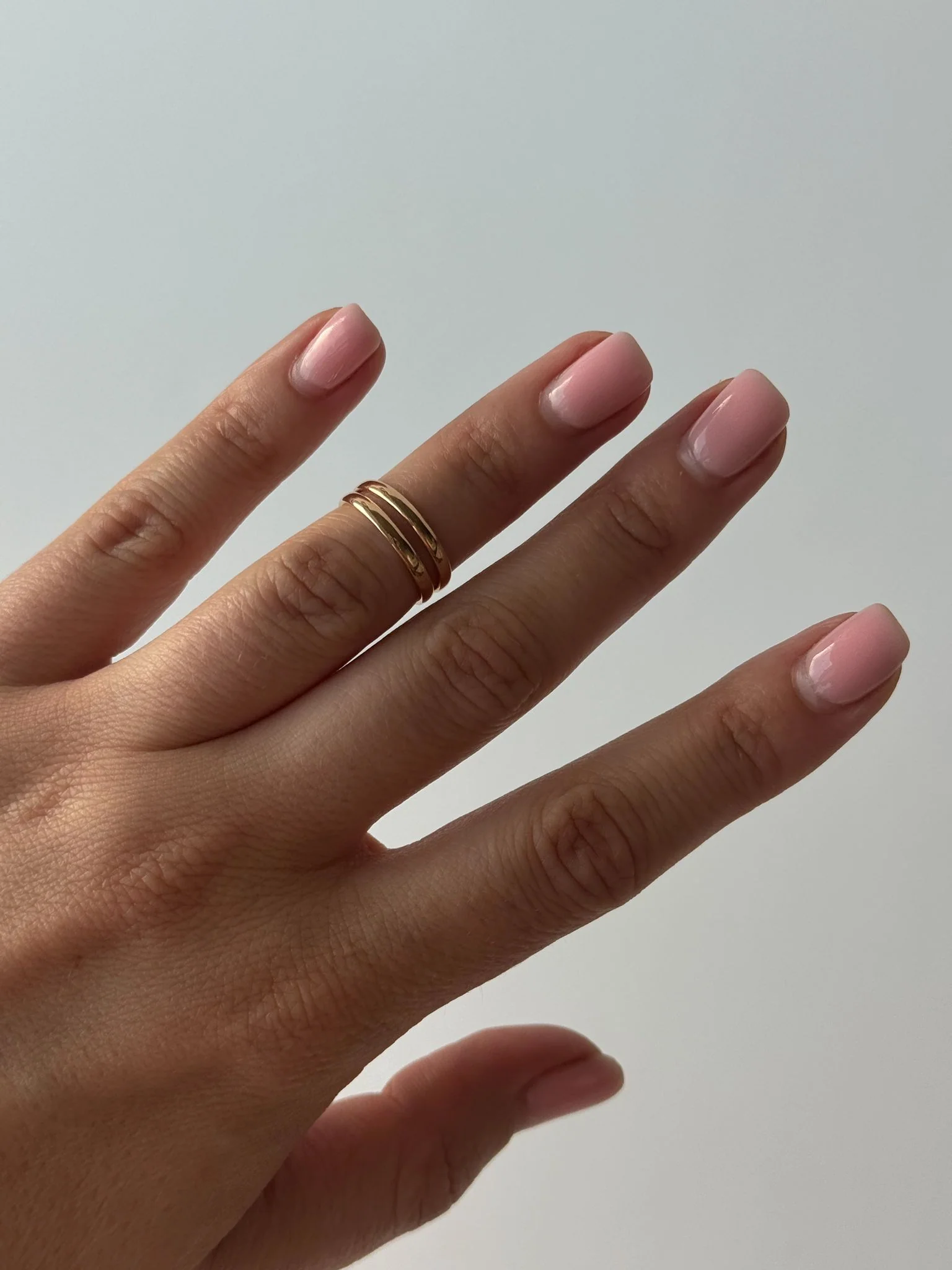 Adjustable Knuckle Ring in 14K/585 Rose Gold - Image 2