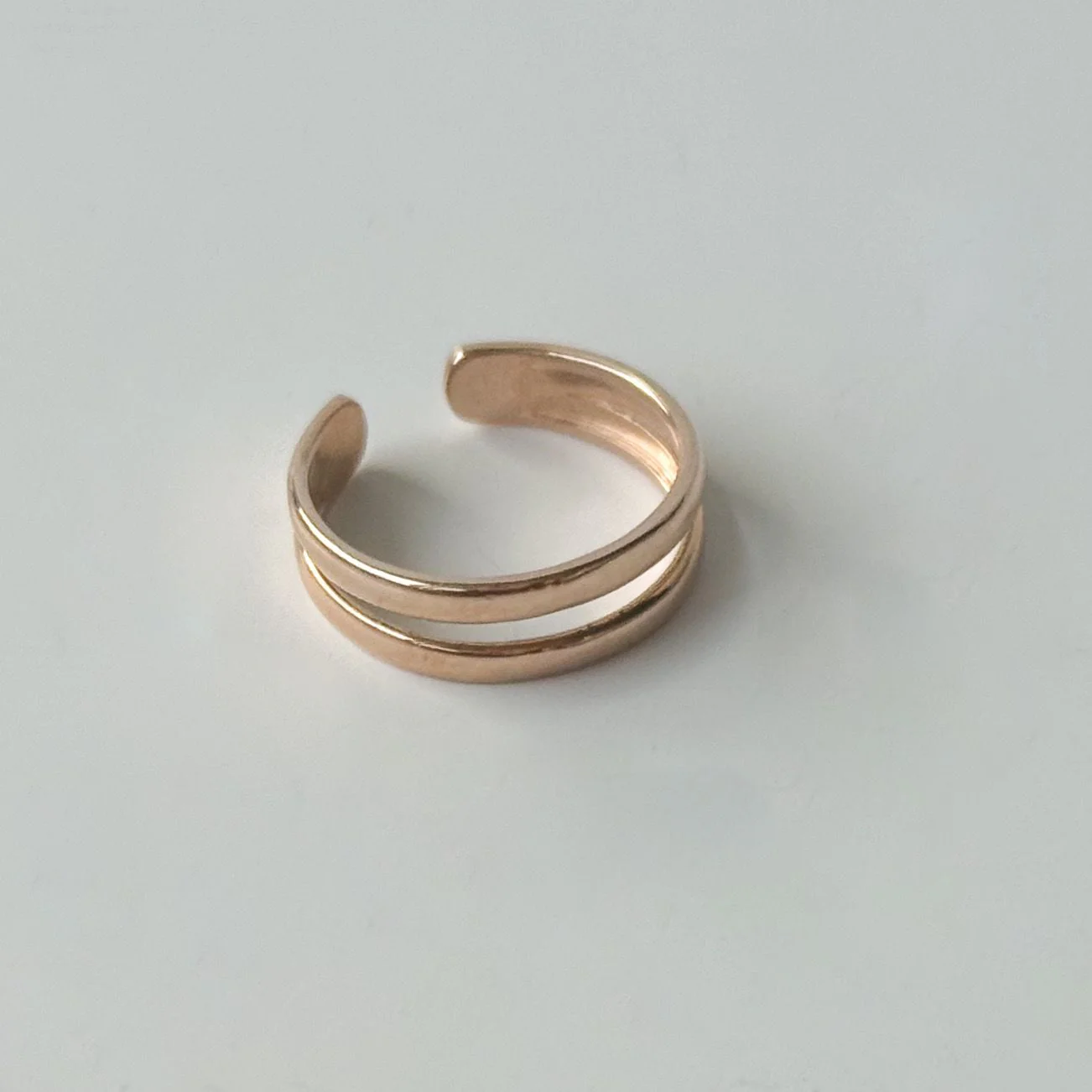 Adjustable Knuckle Ring in 14K/585 Rose Gold - Image 4