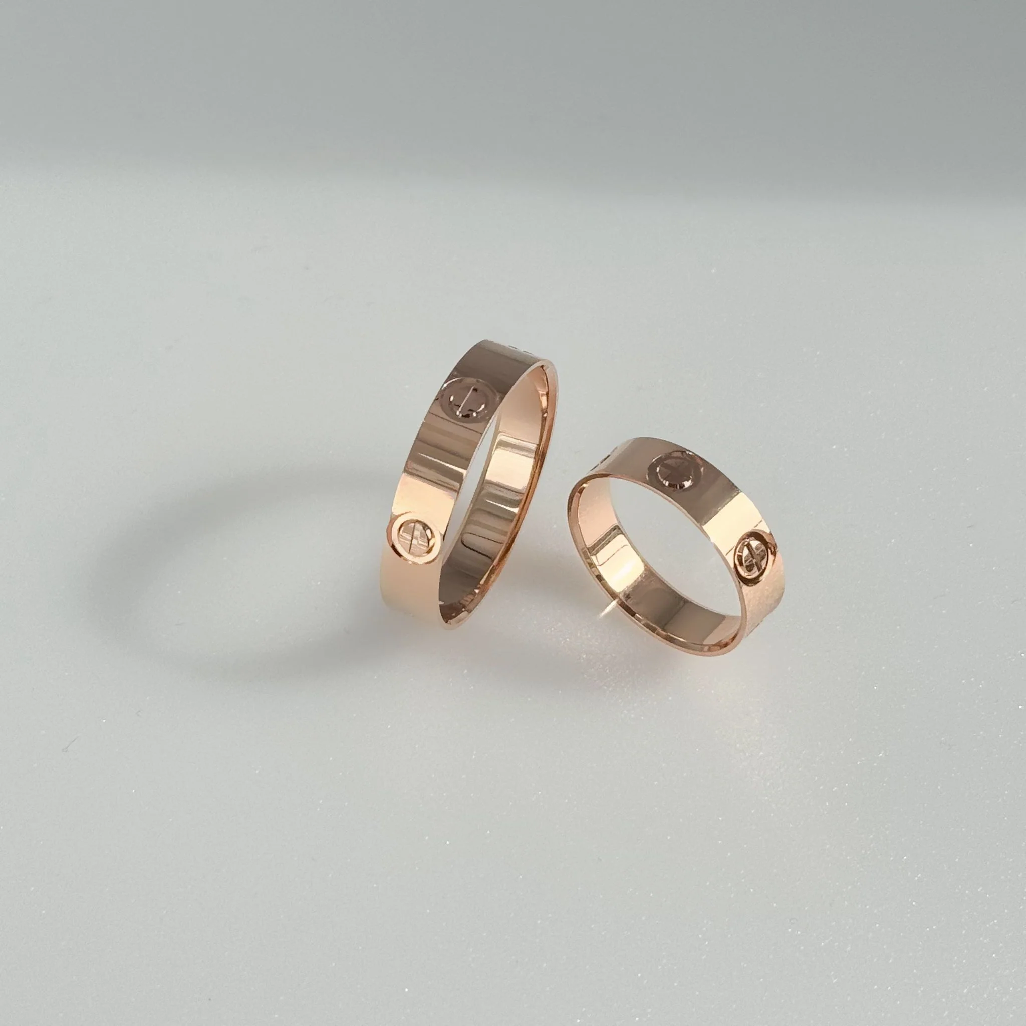 Band Ring in 14K/585 Rose Gold - Image 2