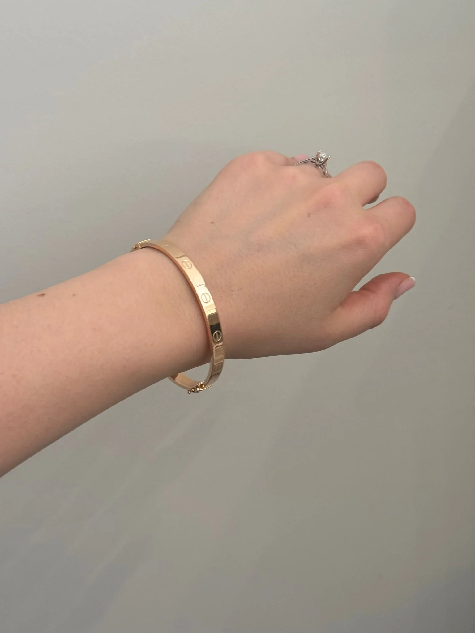 Bangle Bracelet in 14K/585 Rose Gold - Image 2