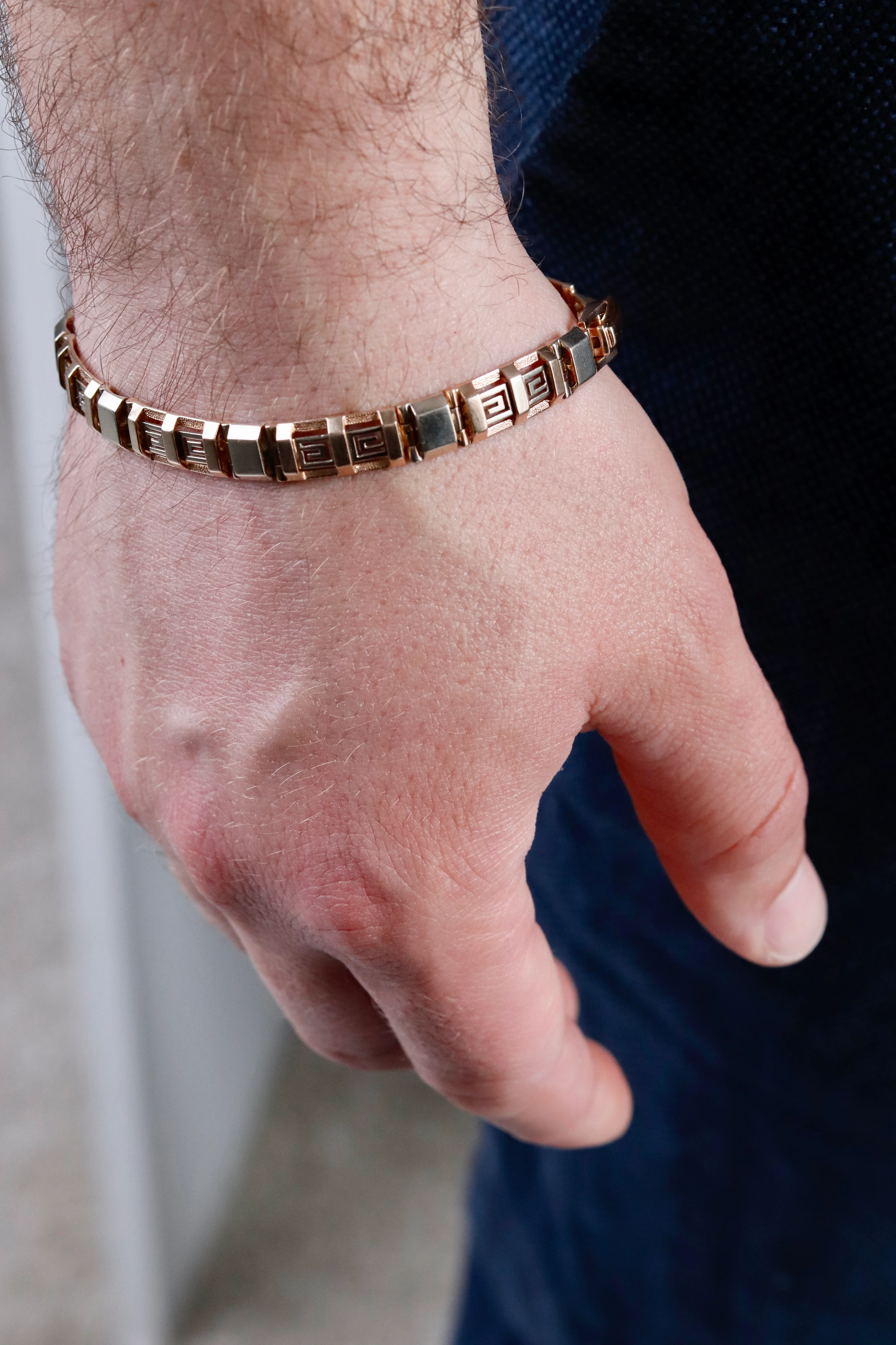 Bracelet in 14K/585 Rose and White Gold - Image 8