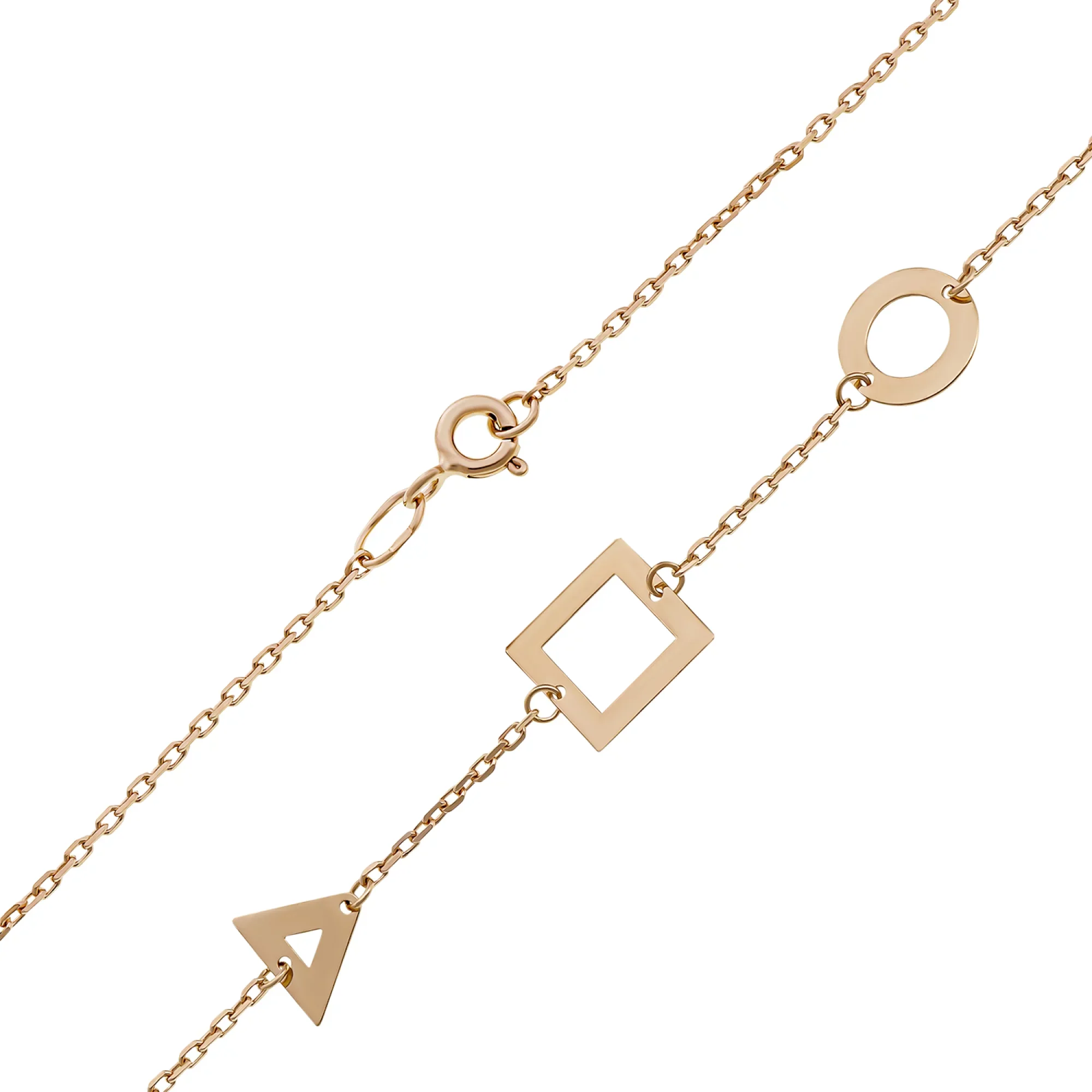 Bracelet in 14K/585 Rose Gold Geometry - Image 2