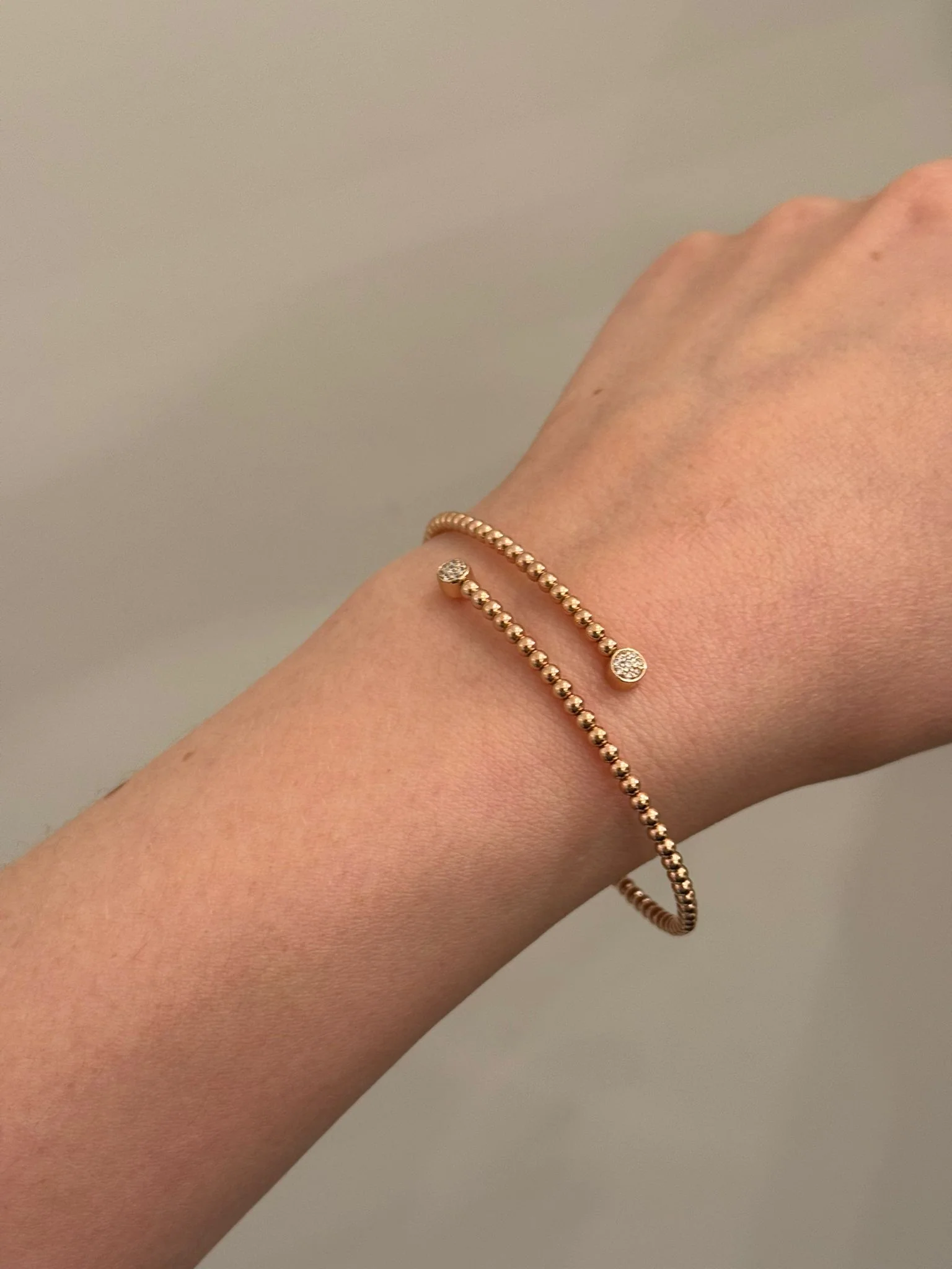 Bracelet in 14K/585 Rose Gold with Cubic Zirconia - Image 2