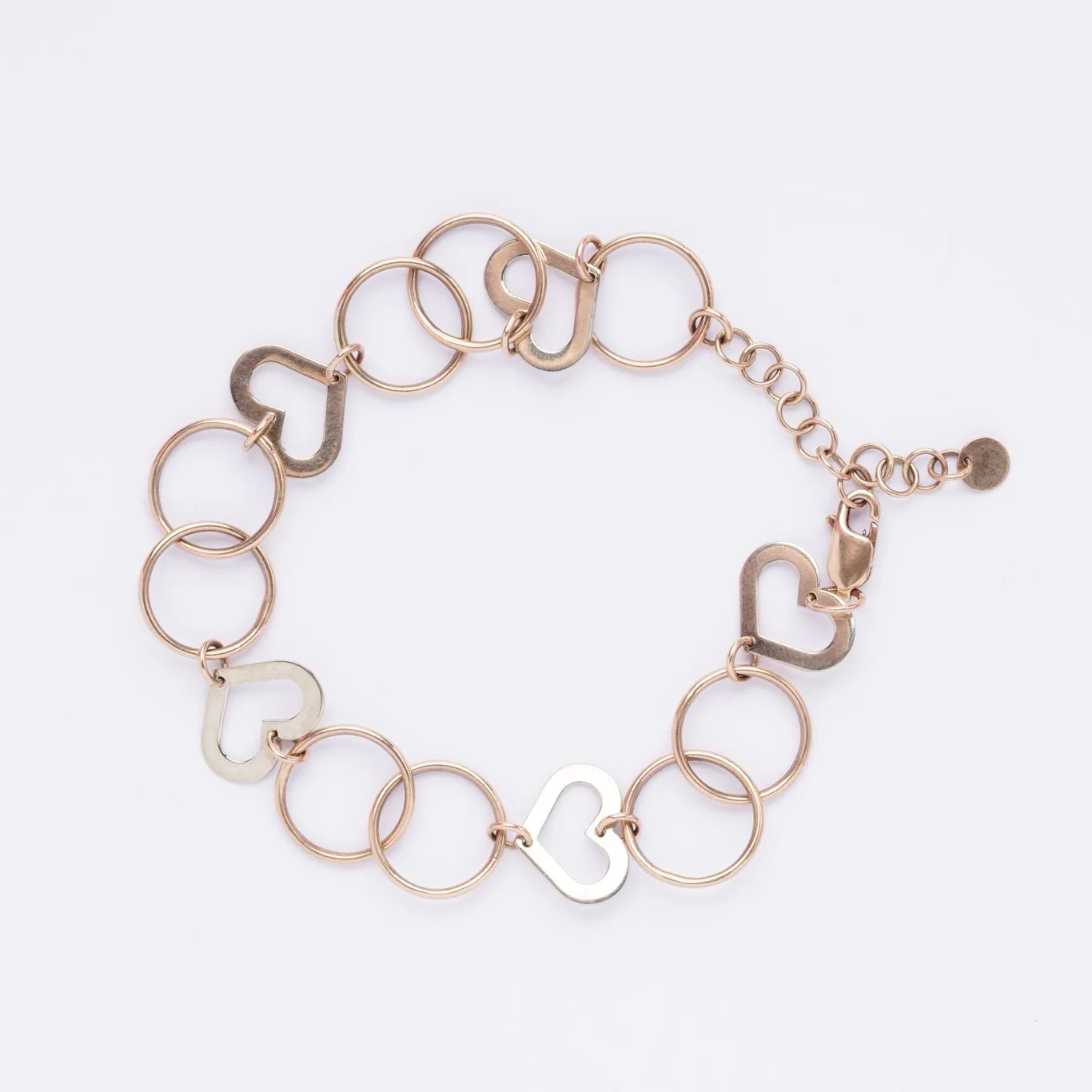 Bracelet in 14K/585 Rose and White Gold - Image 8