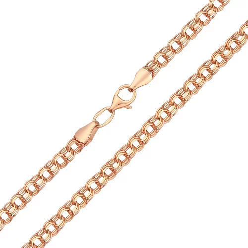 Chain in 14K/585 Rose Gold Bismark 3 mm