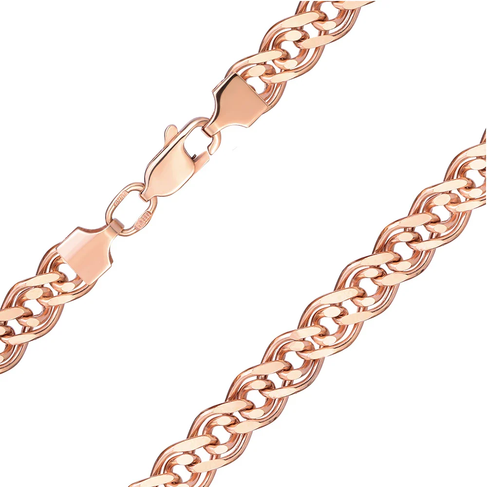 Chain in 14K/585 Rose Gold 4 mm - Image 2