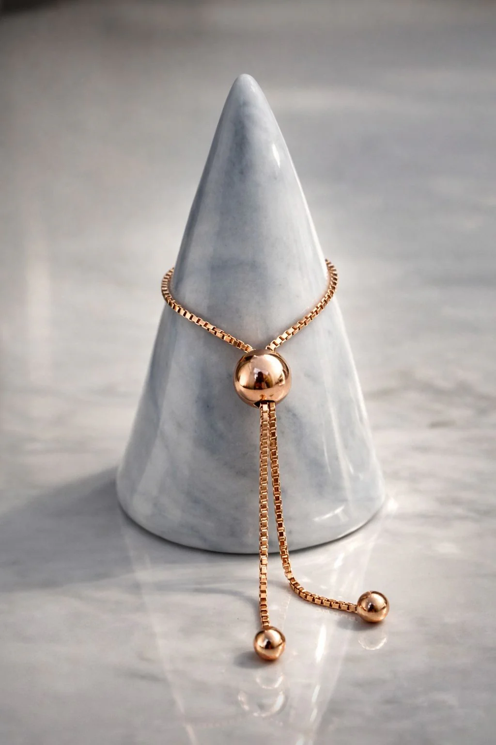 Chain Ring in 14K/585 Rose Gold - Image 3