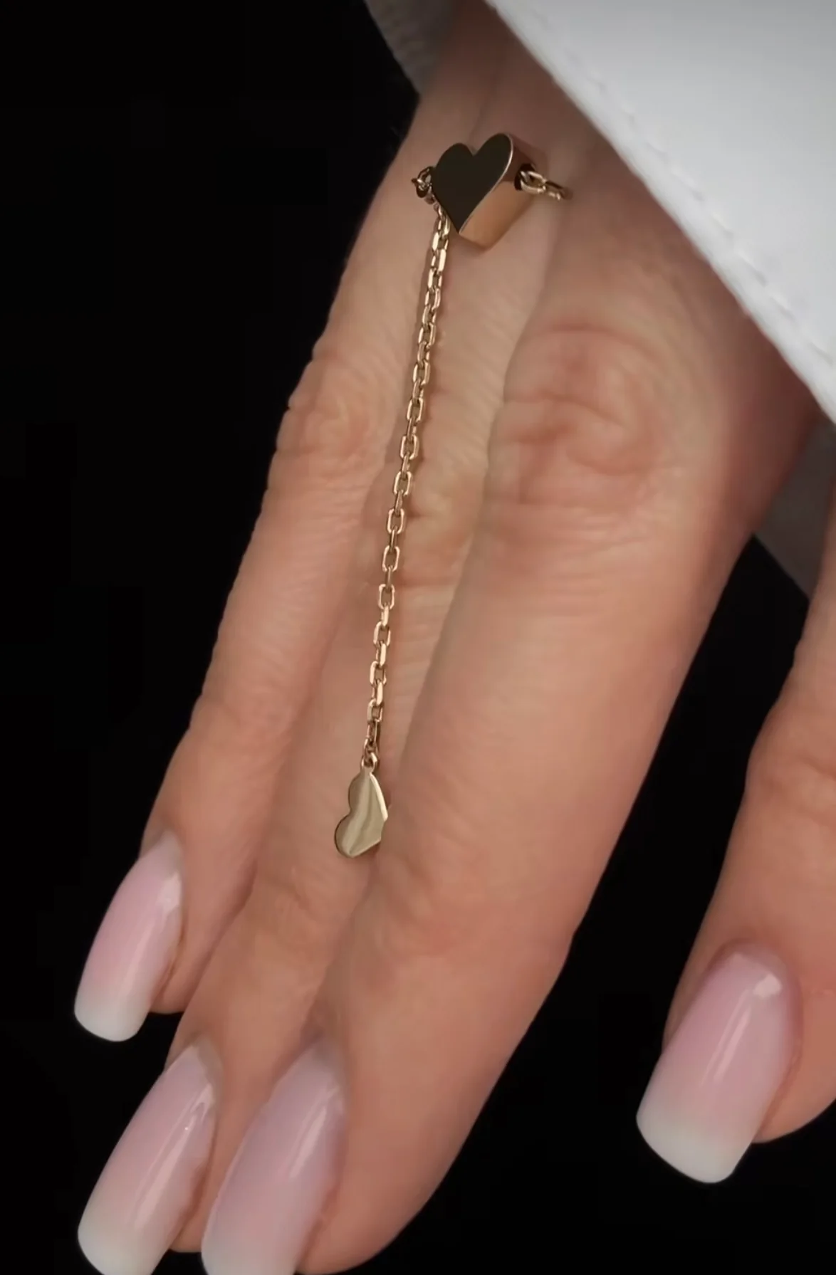 Chain Ring in 14K/585 Rose Gold - Image 4