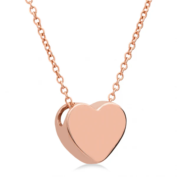 Heart Pendant in 14K/585 Rose Gold - Image 4