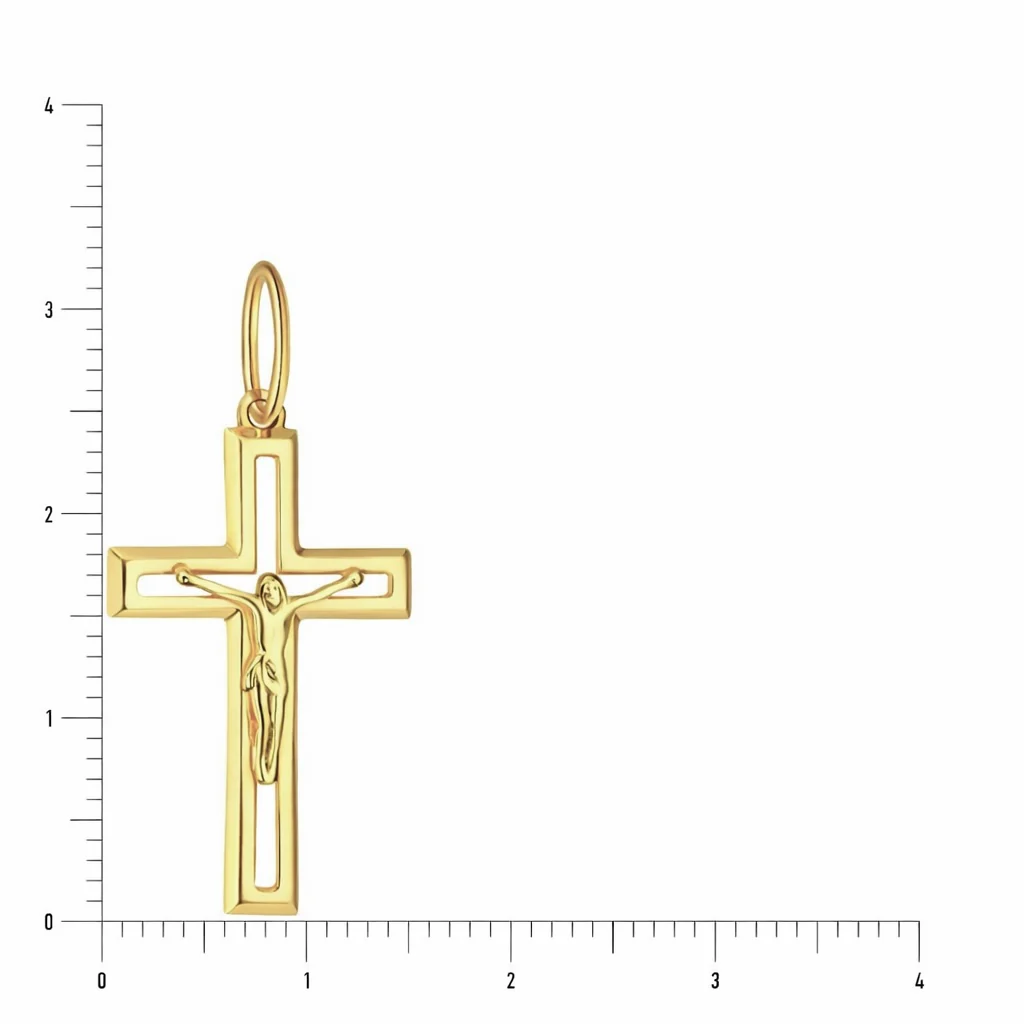 Cross in 14K/585 Yellow Gold - Image 2