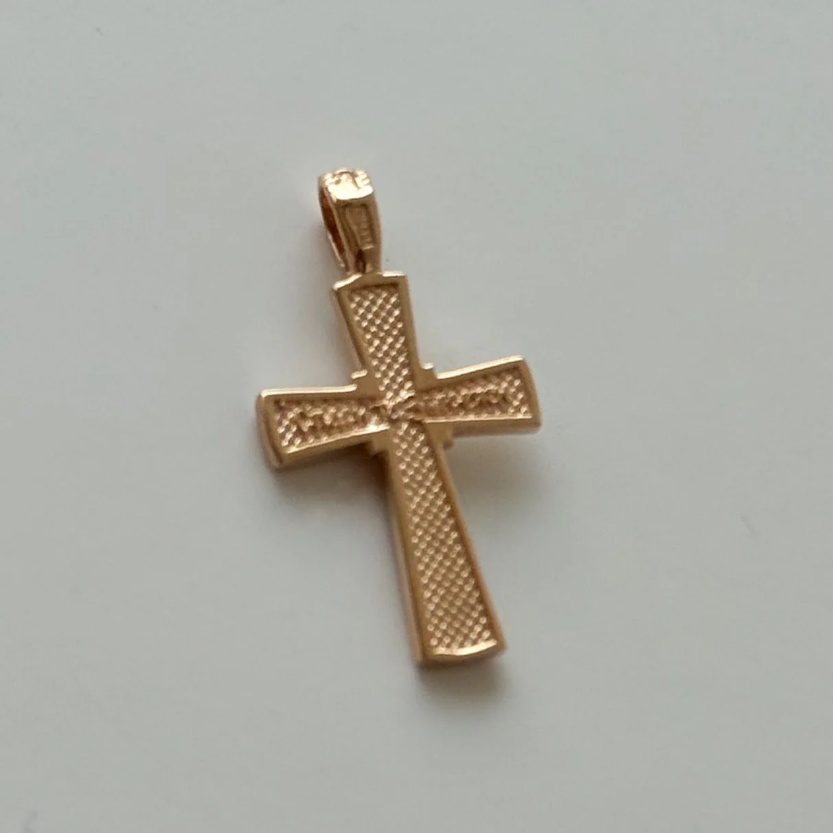 Cross in 14K/585 Rose and White Gold - Image 2