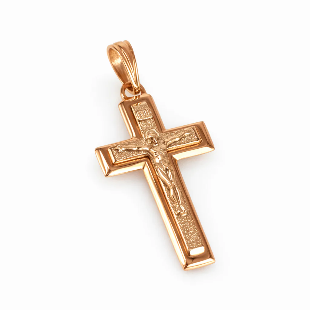 Cross in 14K/585 Rose Gold - Image 2