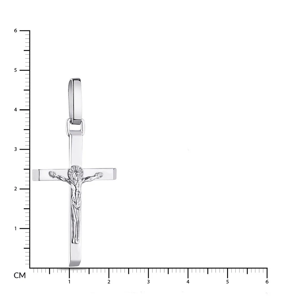 Cross in 14K/585 White Gold - Image 2