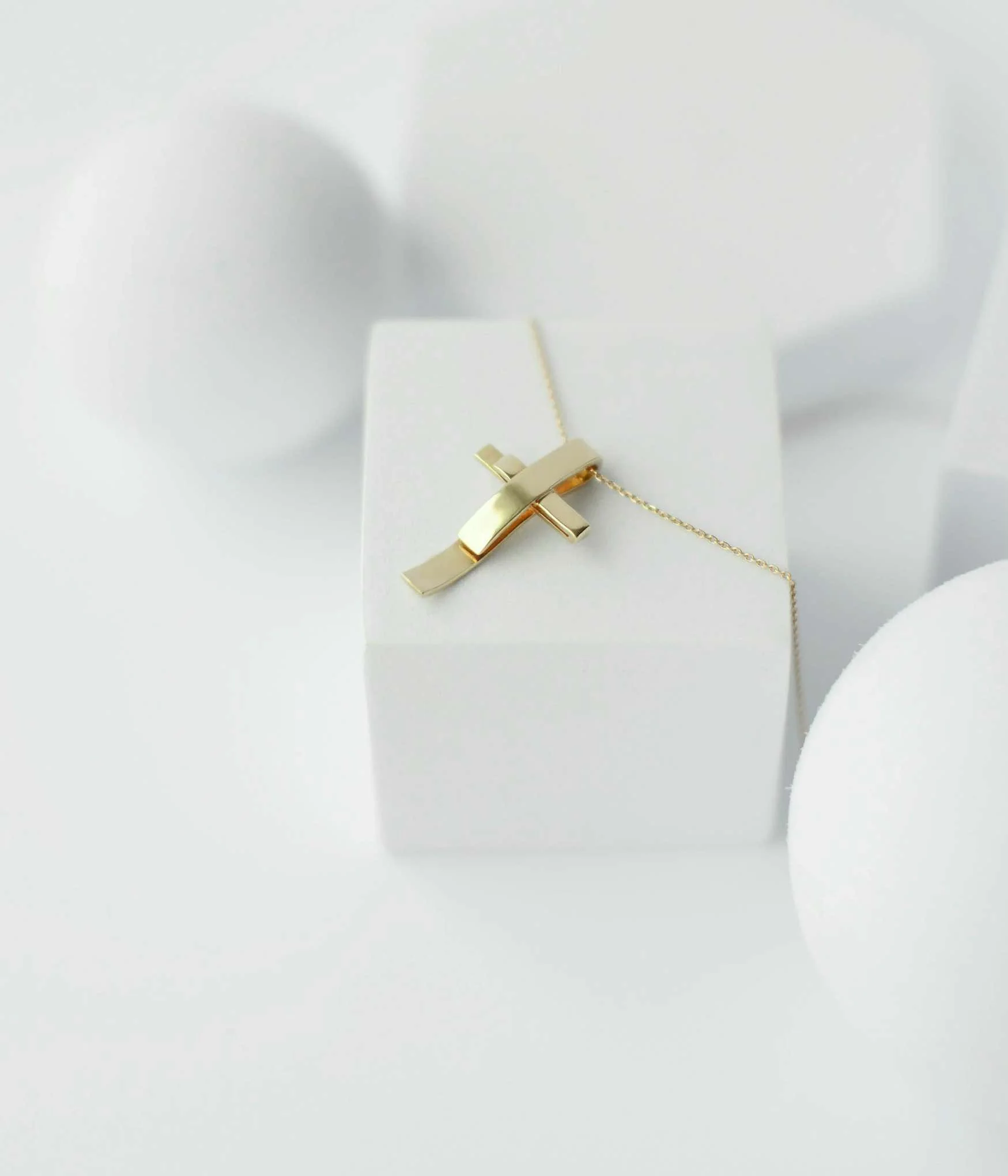 Cross in 14K/585 Yellow Gold - Image 2