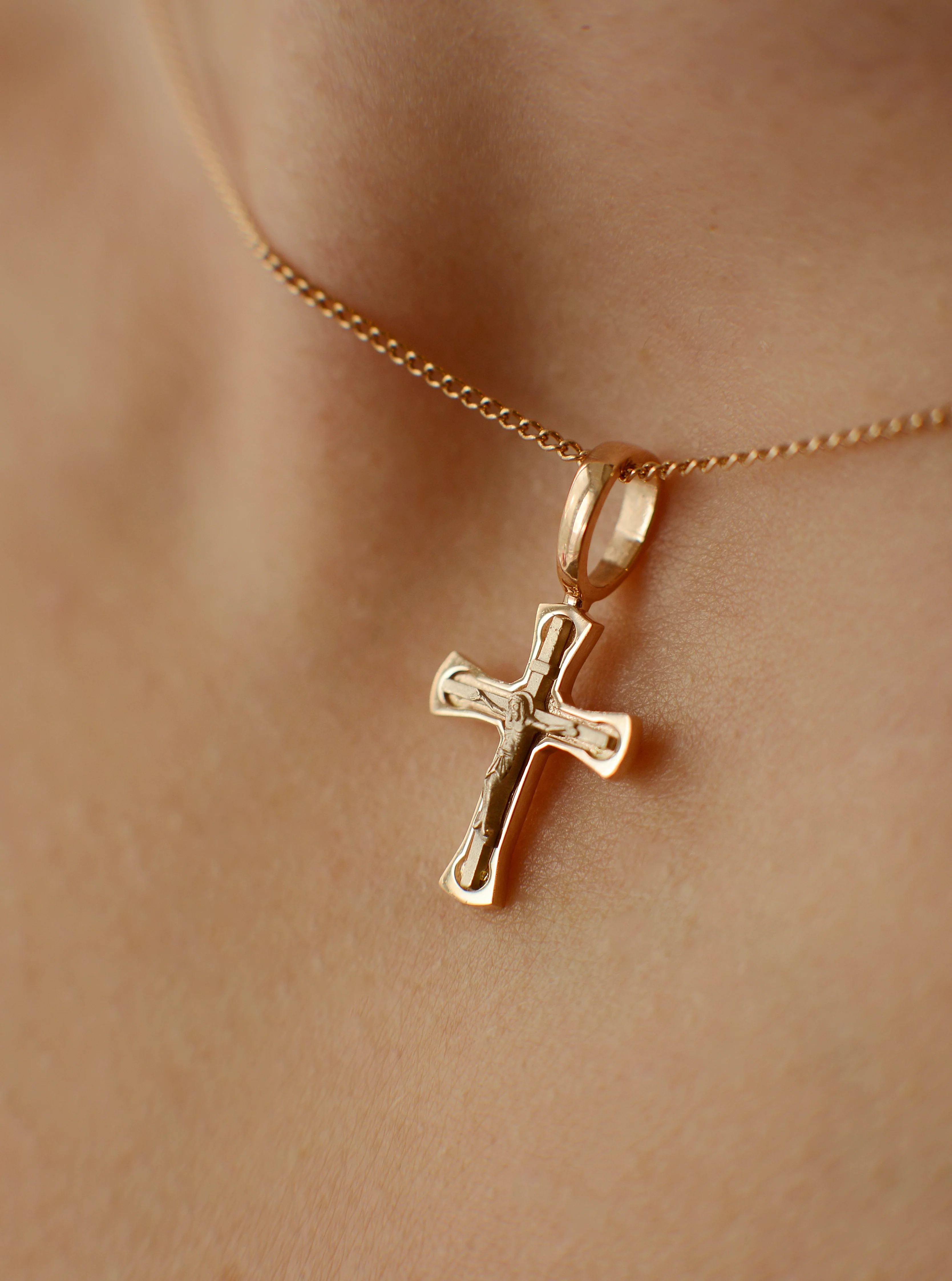 Cross in 14K/585 Rose Gold - Image 2