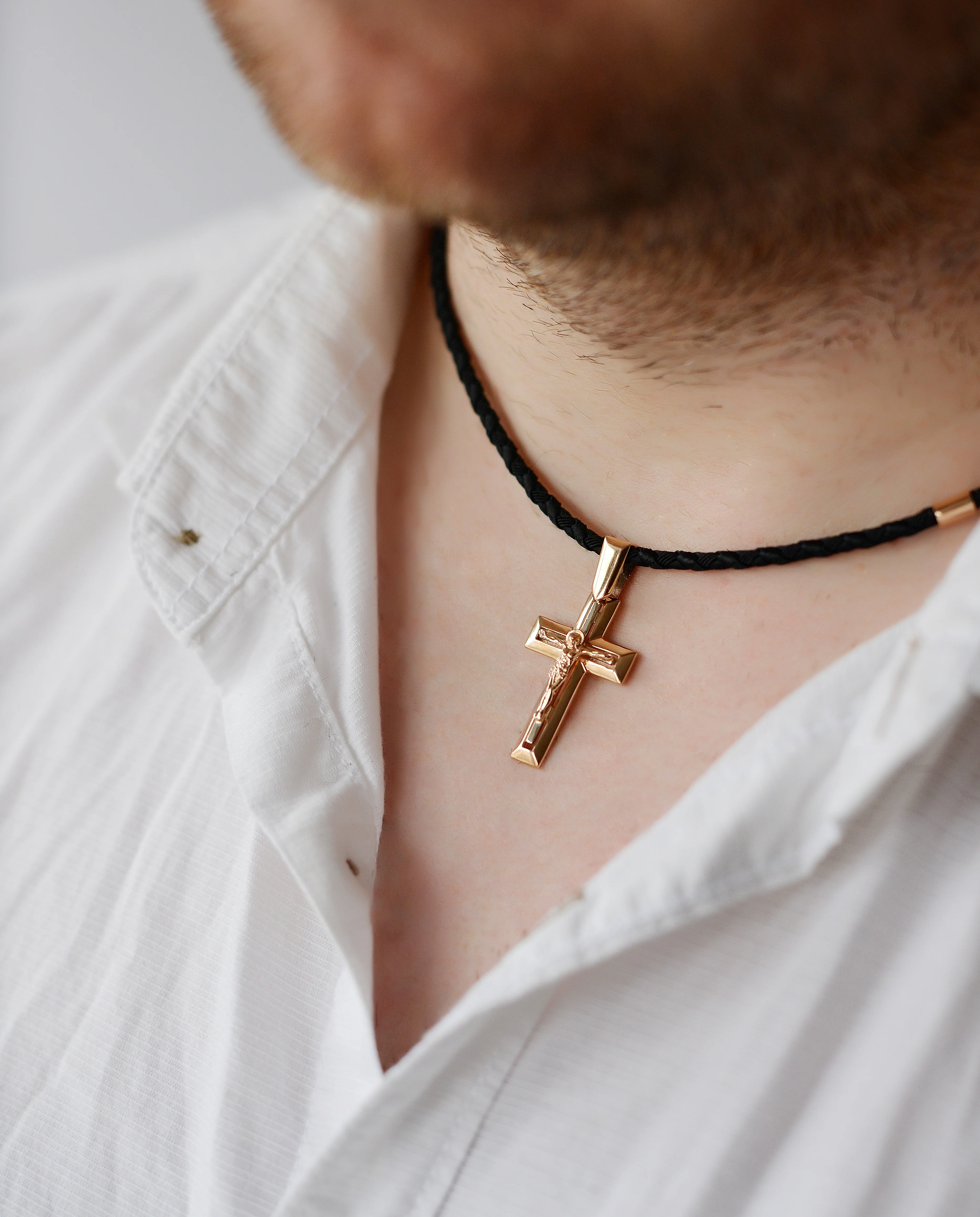 Cross in 14K/585 Rose Gold - Image 2