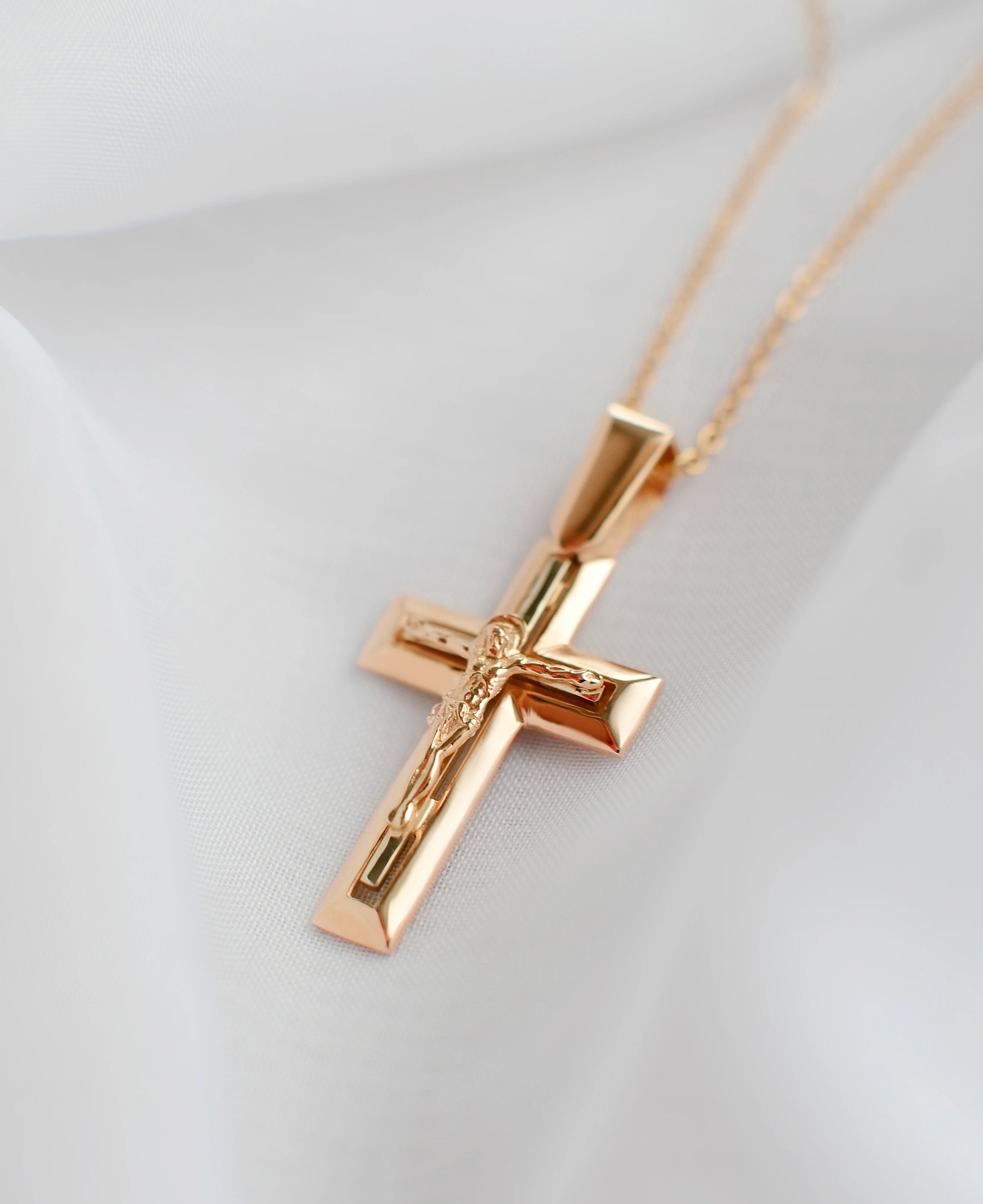 Cross in 14K/585 Rose Gold - Image 3