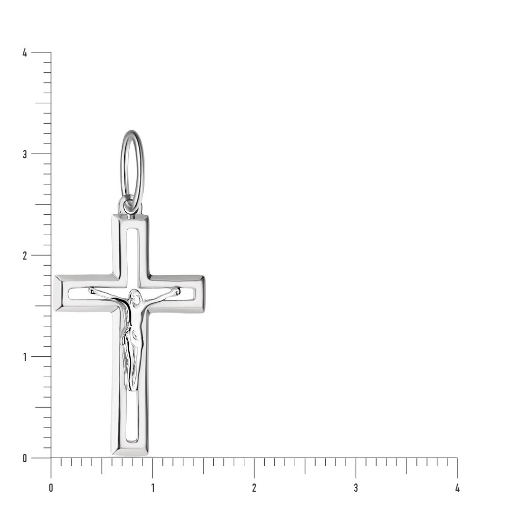 Cross in 14K/585 White Gold - Image 2