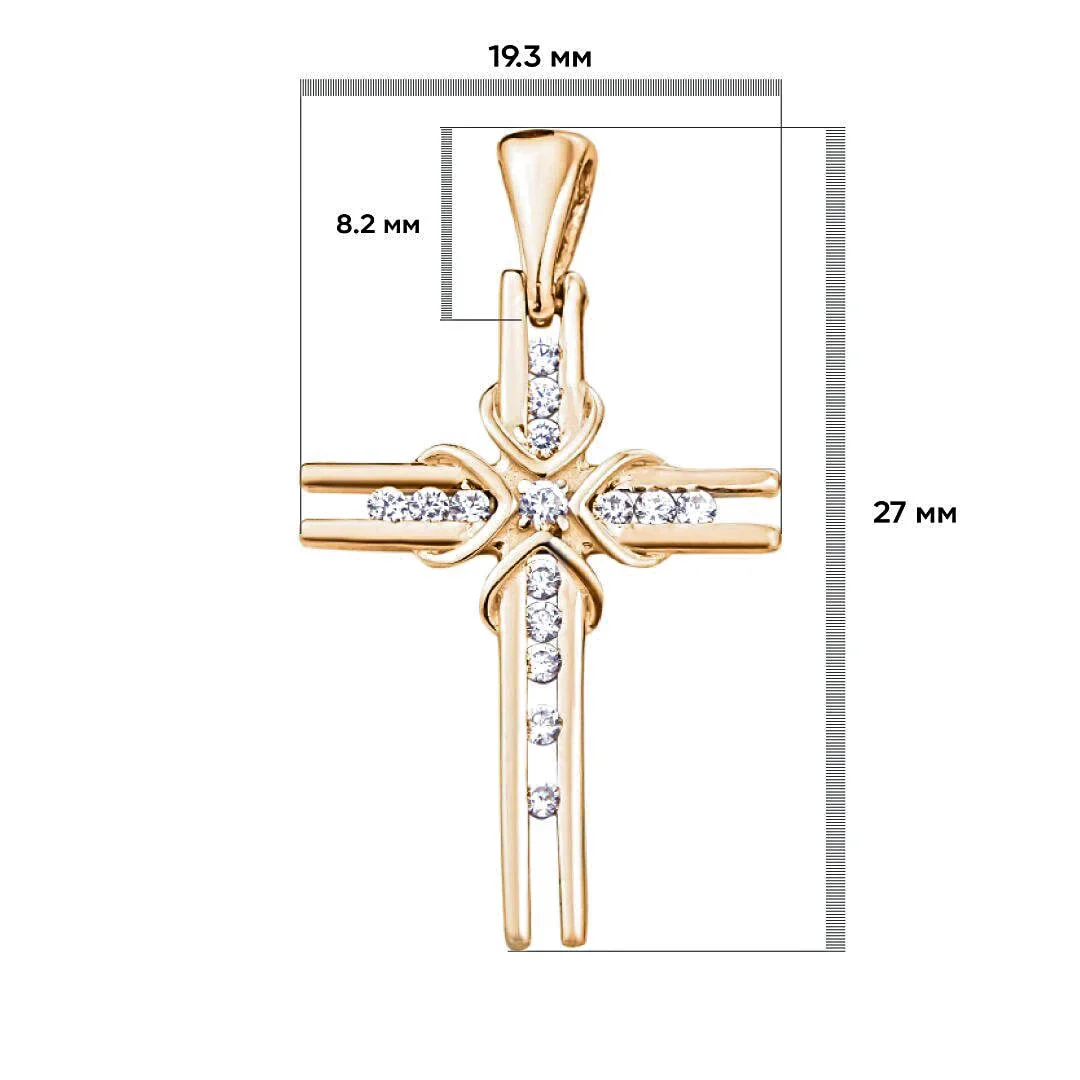 Cross in 14K/585 Yellow Gold - Image 2