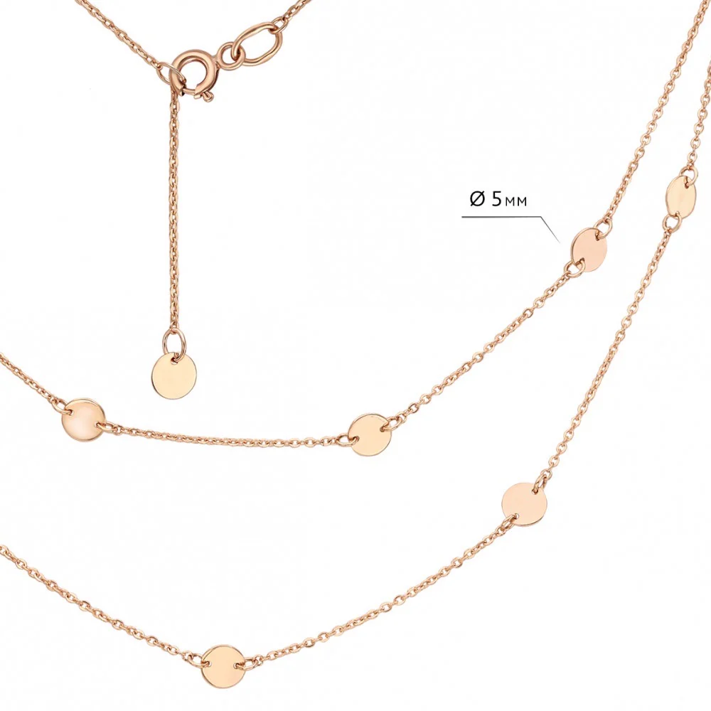 Double Necklace in 14K/585 Rose Gold - Image 2